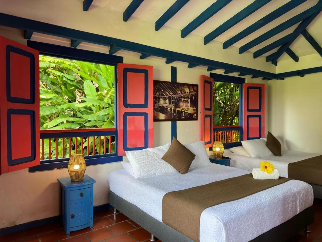 Bed in El Percal Hacienda Hotel
