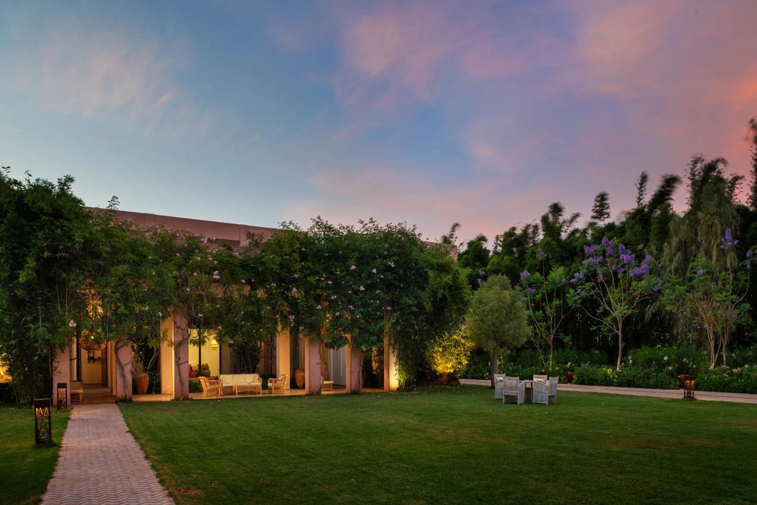 Garden in Pavillon Terra Ababila en Exclusivité