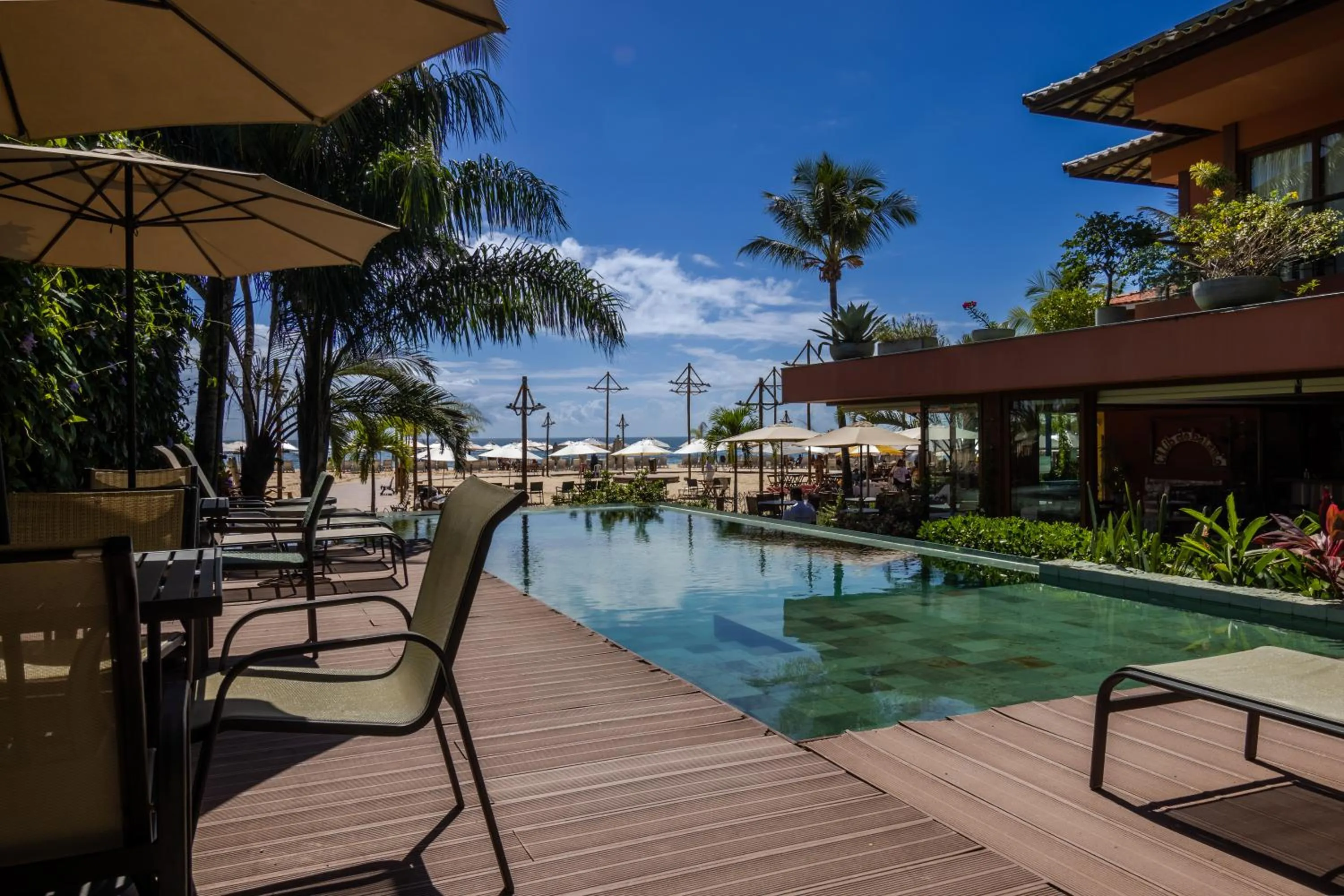 Pool view in Club do Balanço Pousada e Restaurante