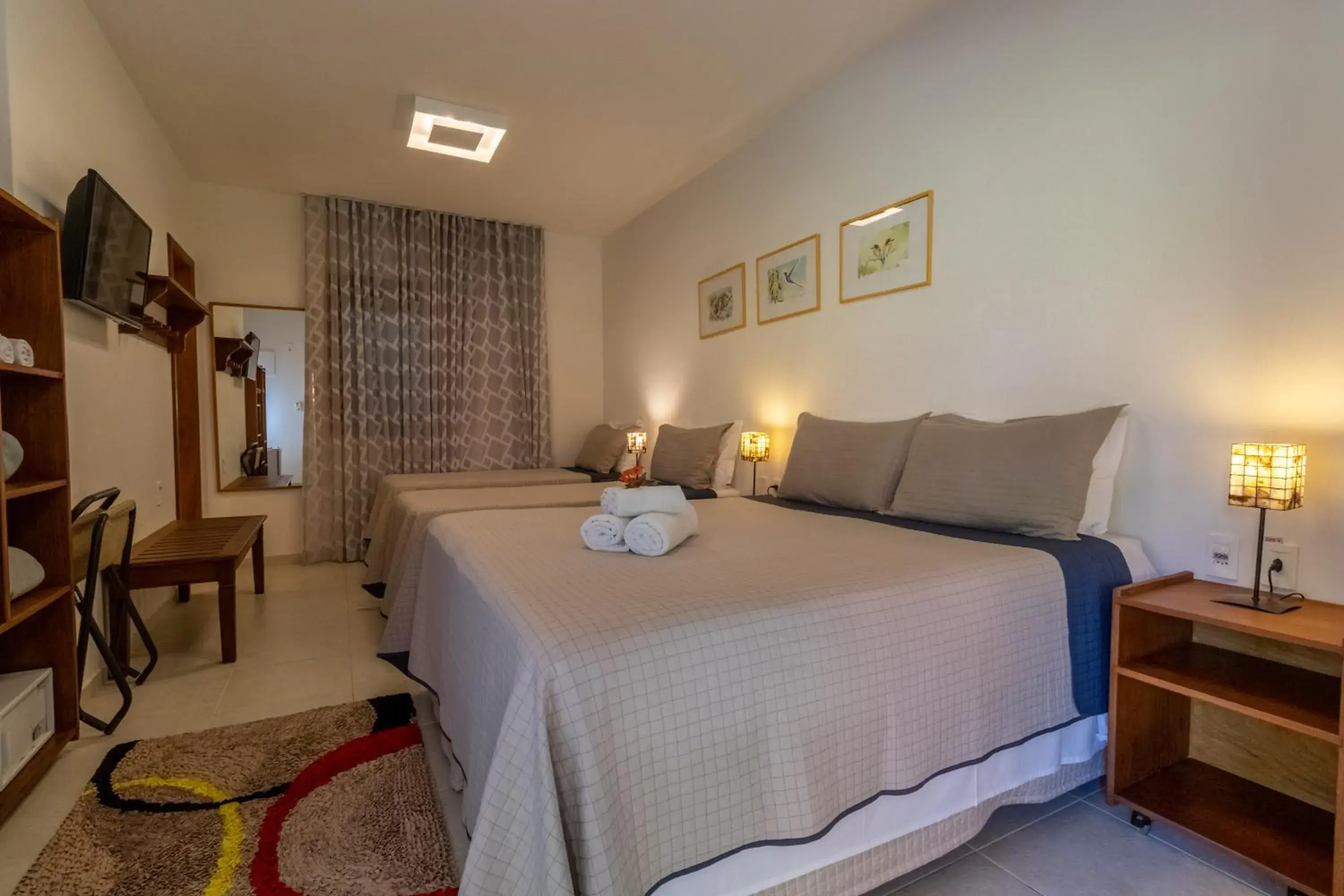 Quadruple Room with Balcony in Club do Balanço Pousada e Restaurante Quadruple Room with Balcony in Club do Balanço Pousada e Restaurante