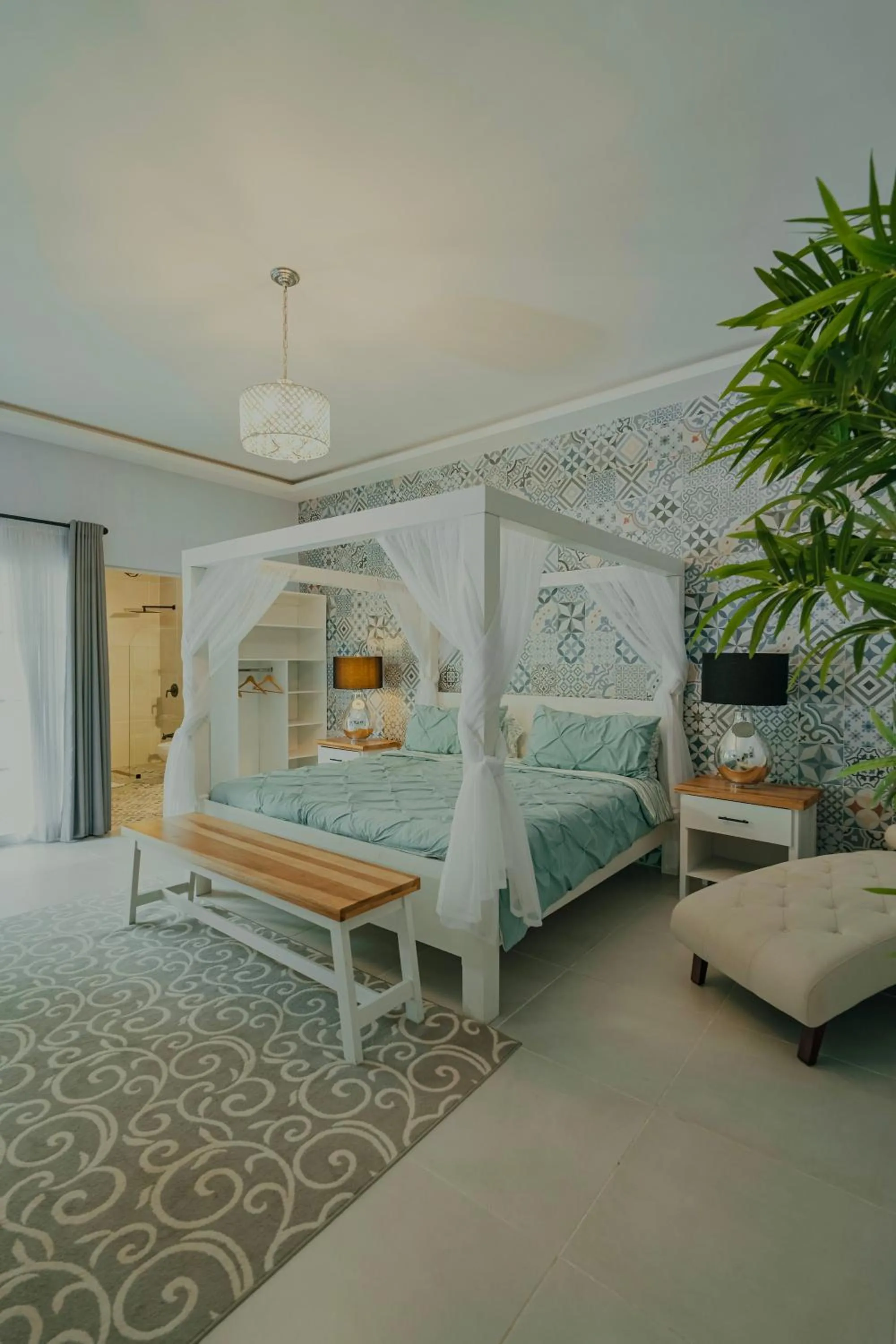 Bed in Hotel Mono Azul