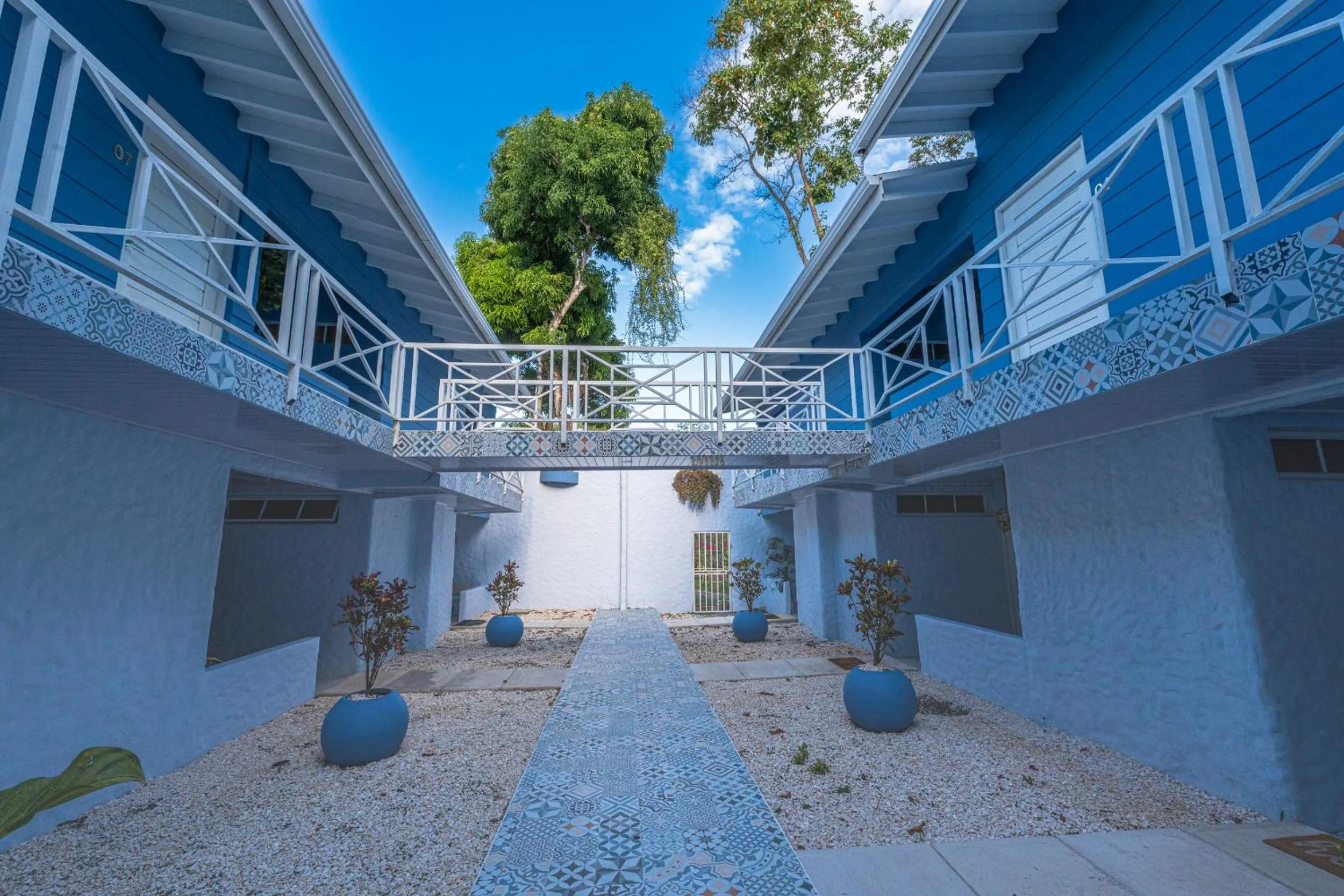 Property building in Hotel Mono Azul