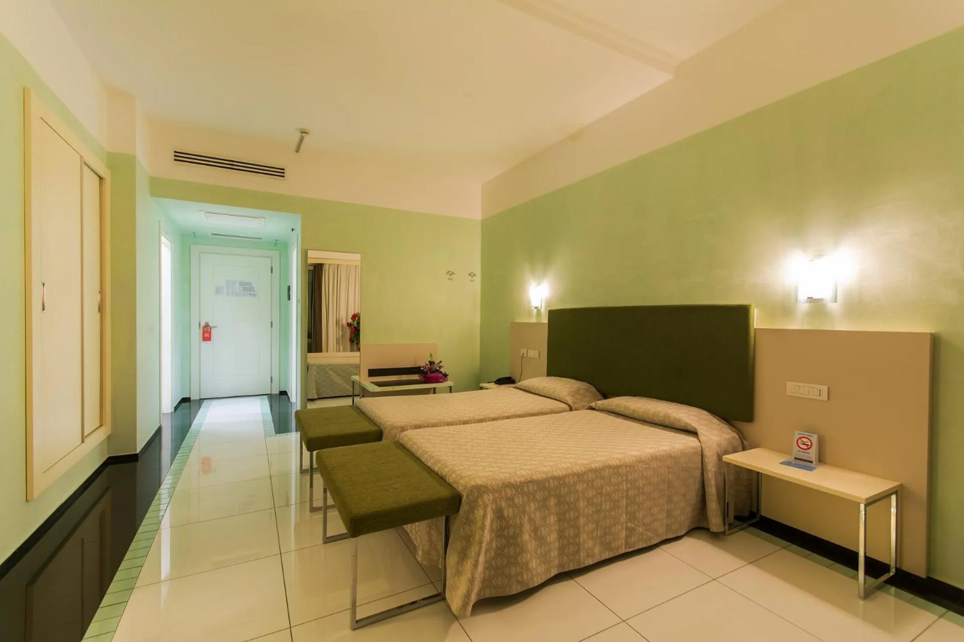 Bed in Grand Hotel Salerno