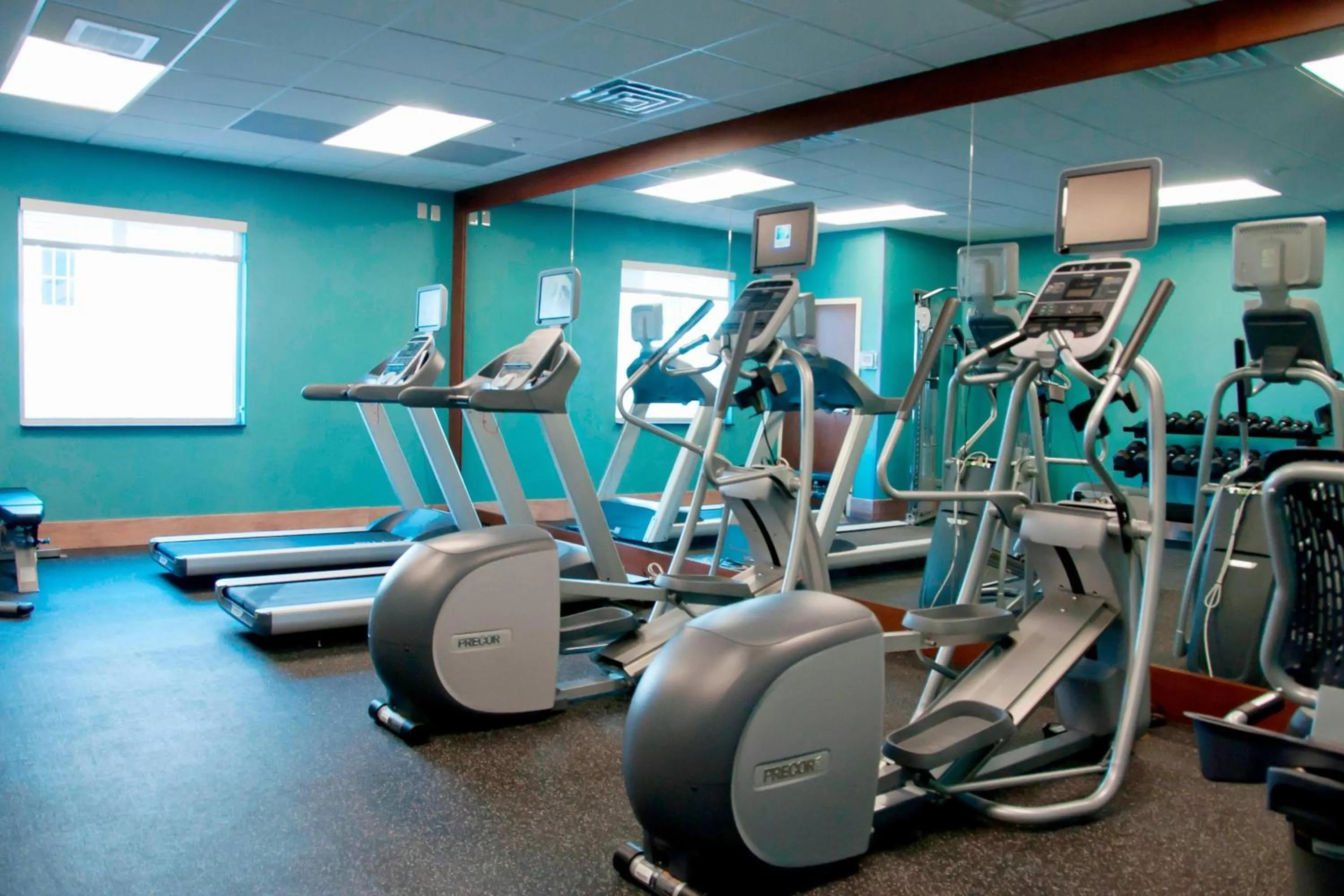 Fitness centre/facilities in Fairfield Inn & Suites by Marriott Des Moines Urbandale