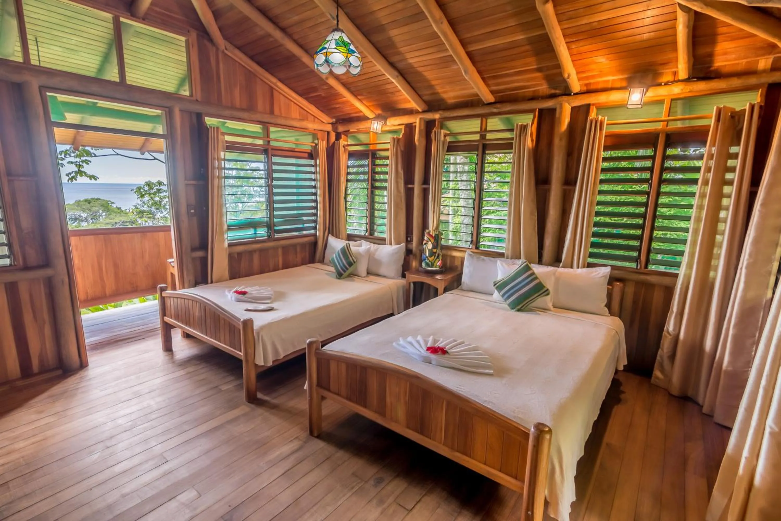 Bed in La Cusinga Lodge