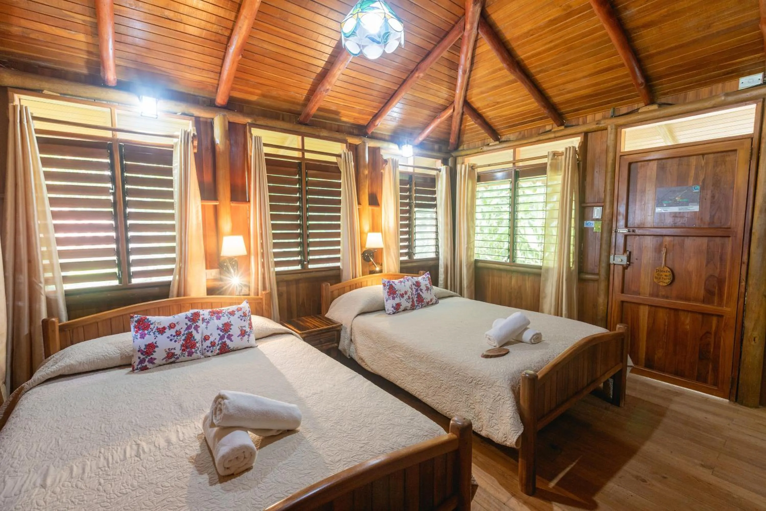 Bed in La Cusinga Lodge