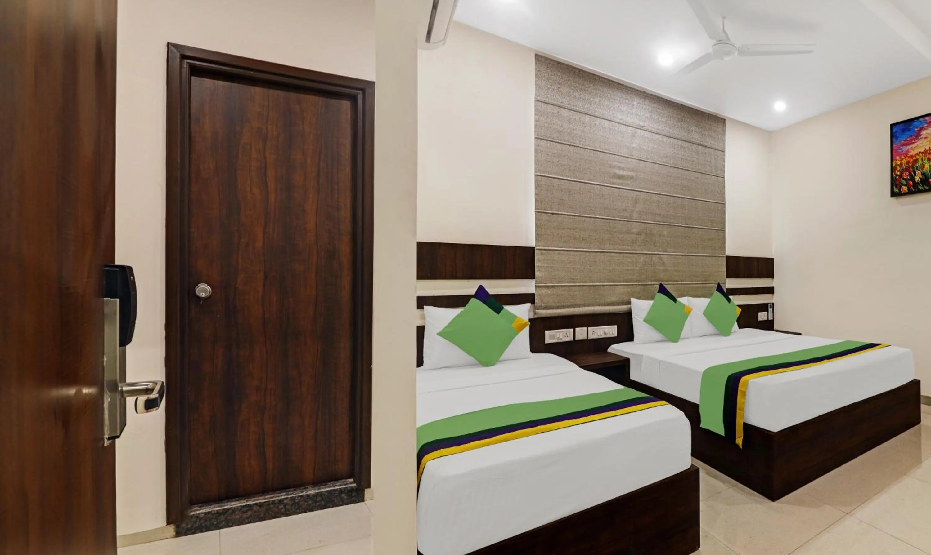 Bedroom, Bed in Treebo Arastu Grand