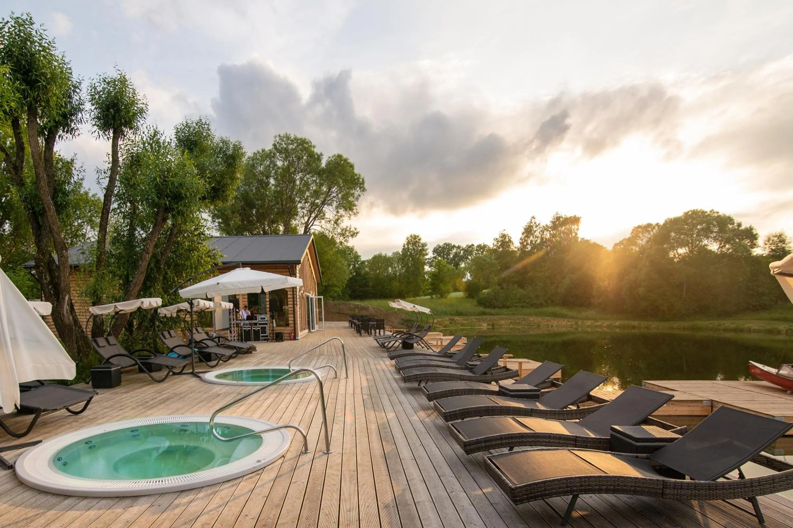 Sunset in Hotel Azzun Orient SPA&Wellness