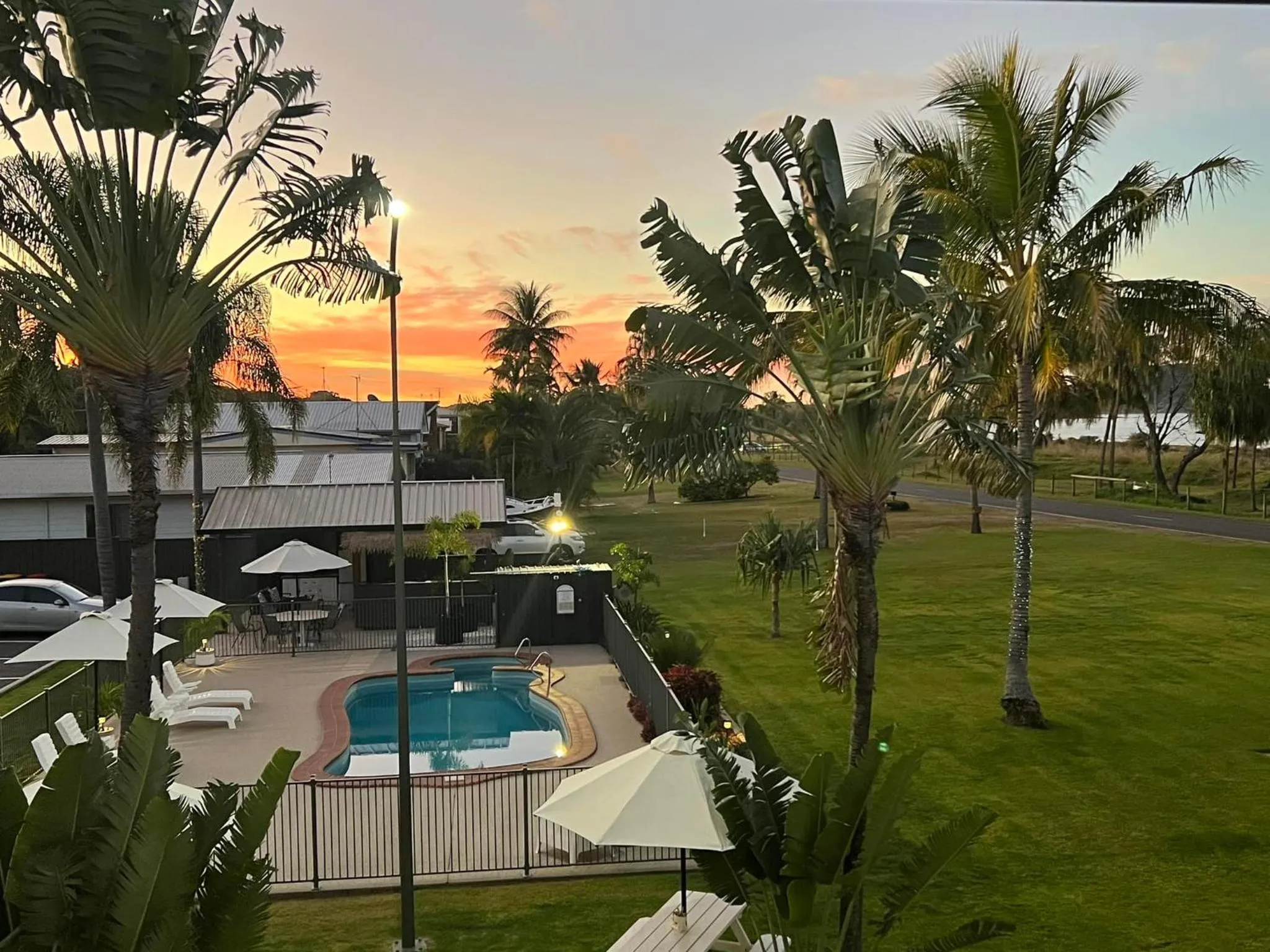 Natural landscape in Kinka Palms Motel