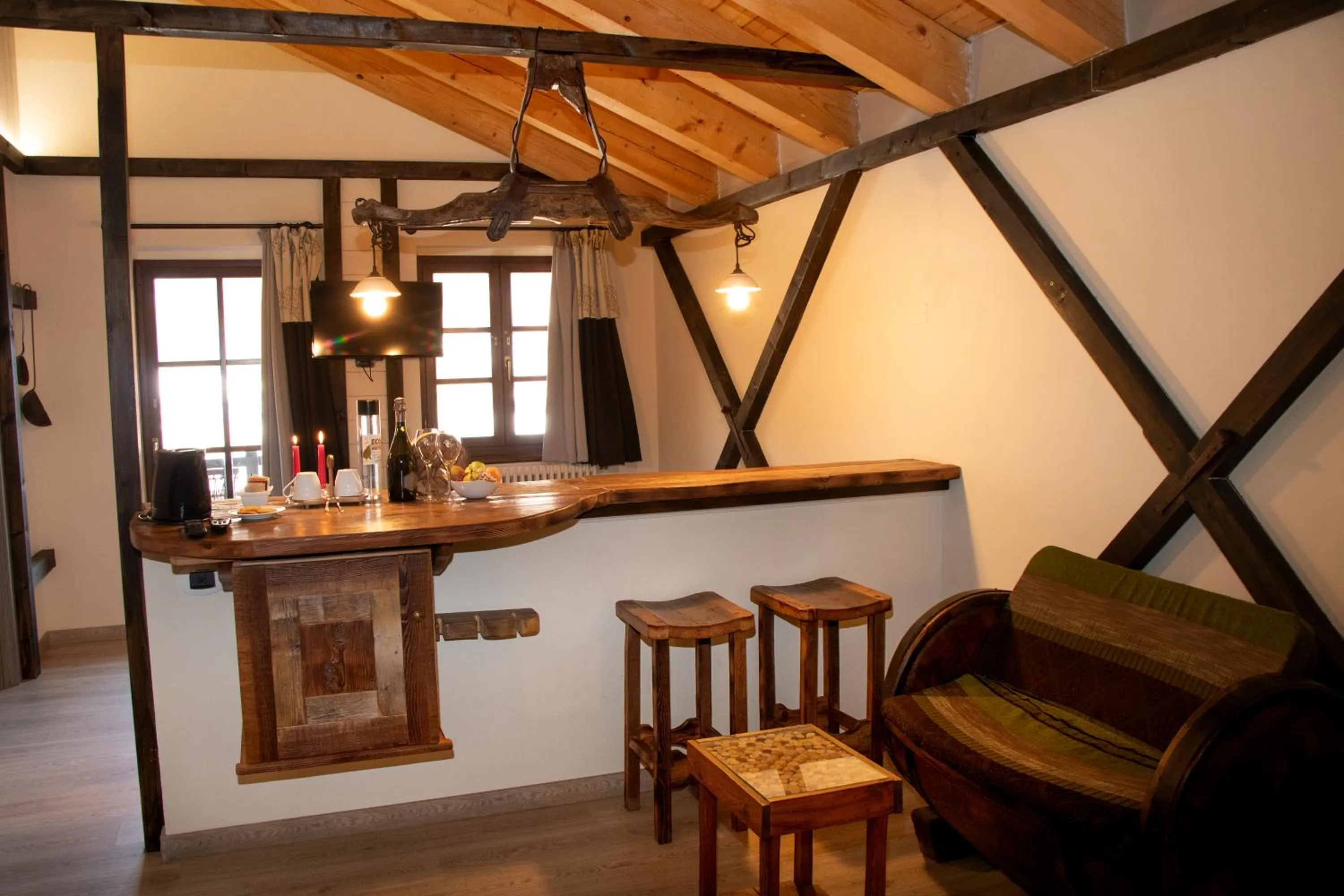 Lounge or bar in Maison Cly