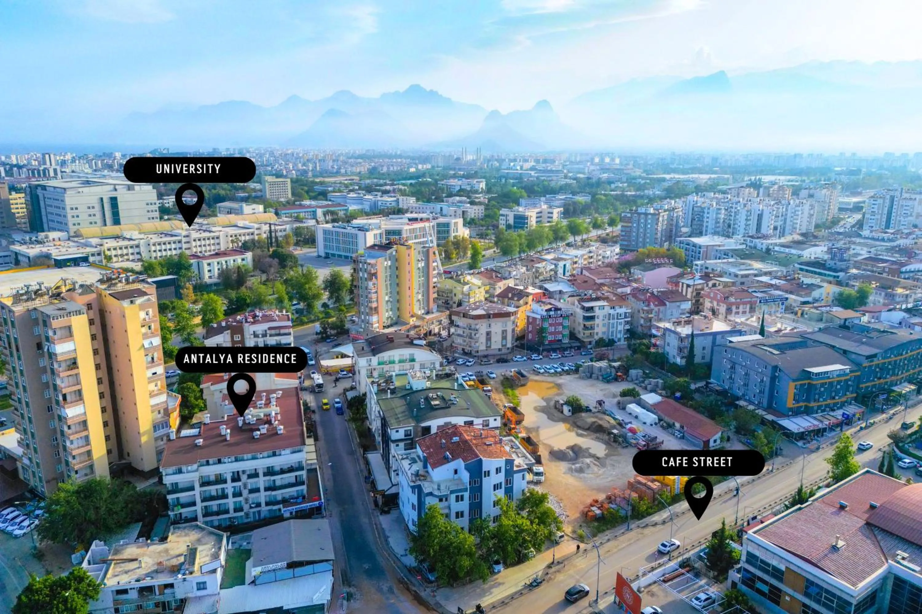 Property building in Antalya Residence Hotel