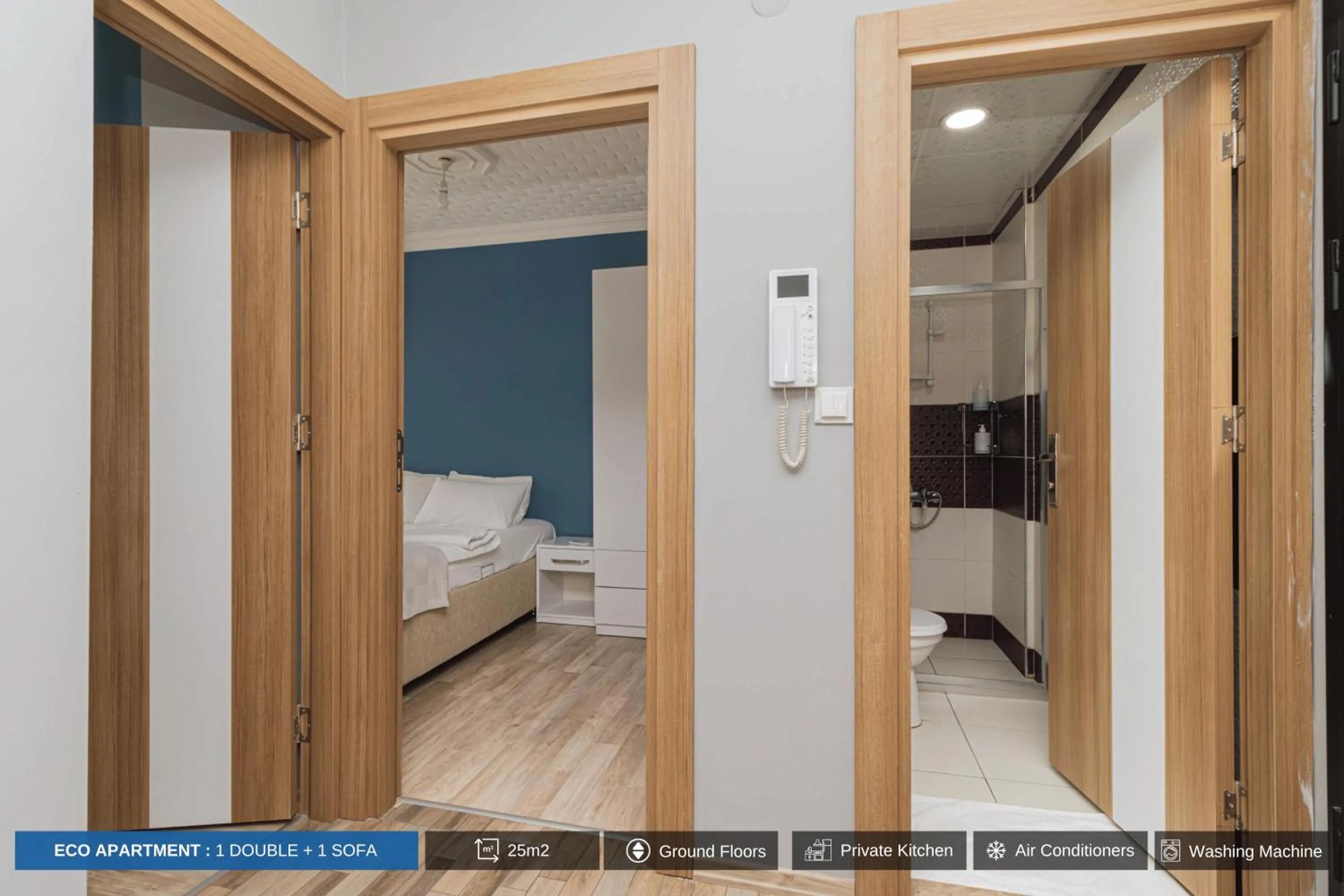 Bed in Antalya Residence Hotel