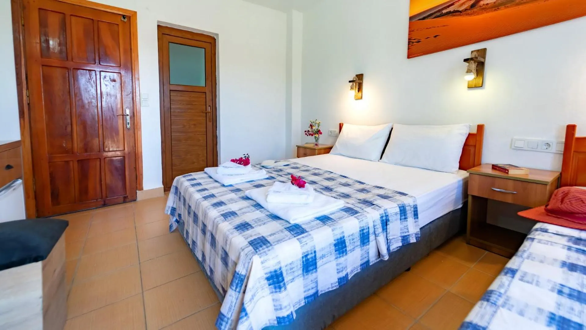 Bed in Patara Delfin Hotel