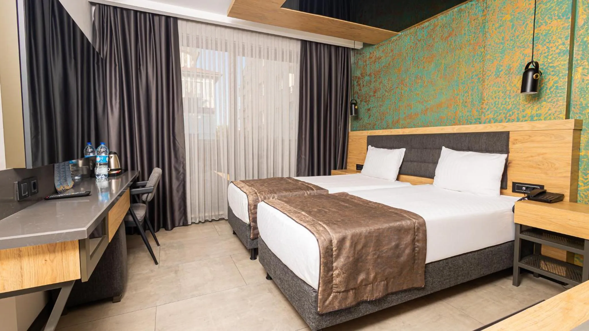 Bed in Peramis Hotel & Spa