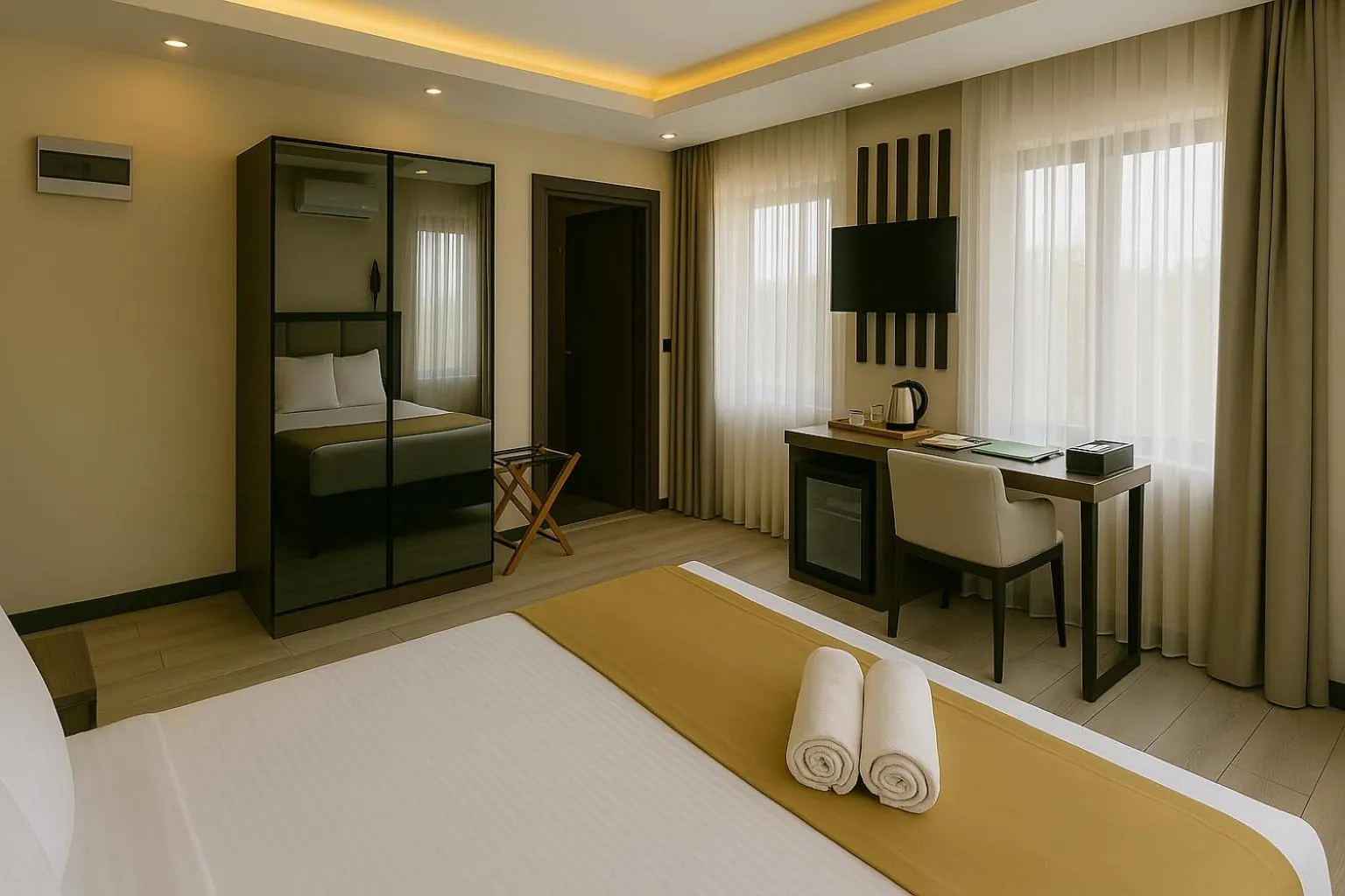 Bed in Magia Hotel - Spa & Wellness