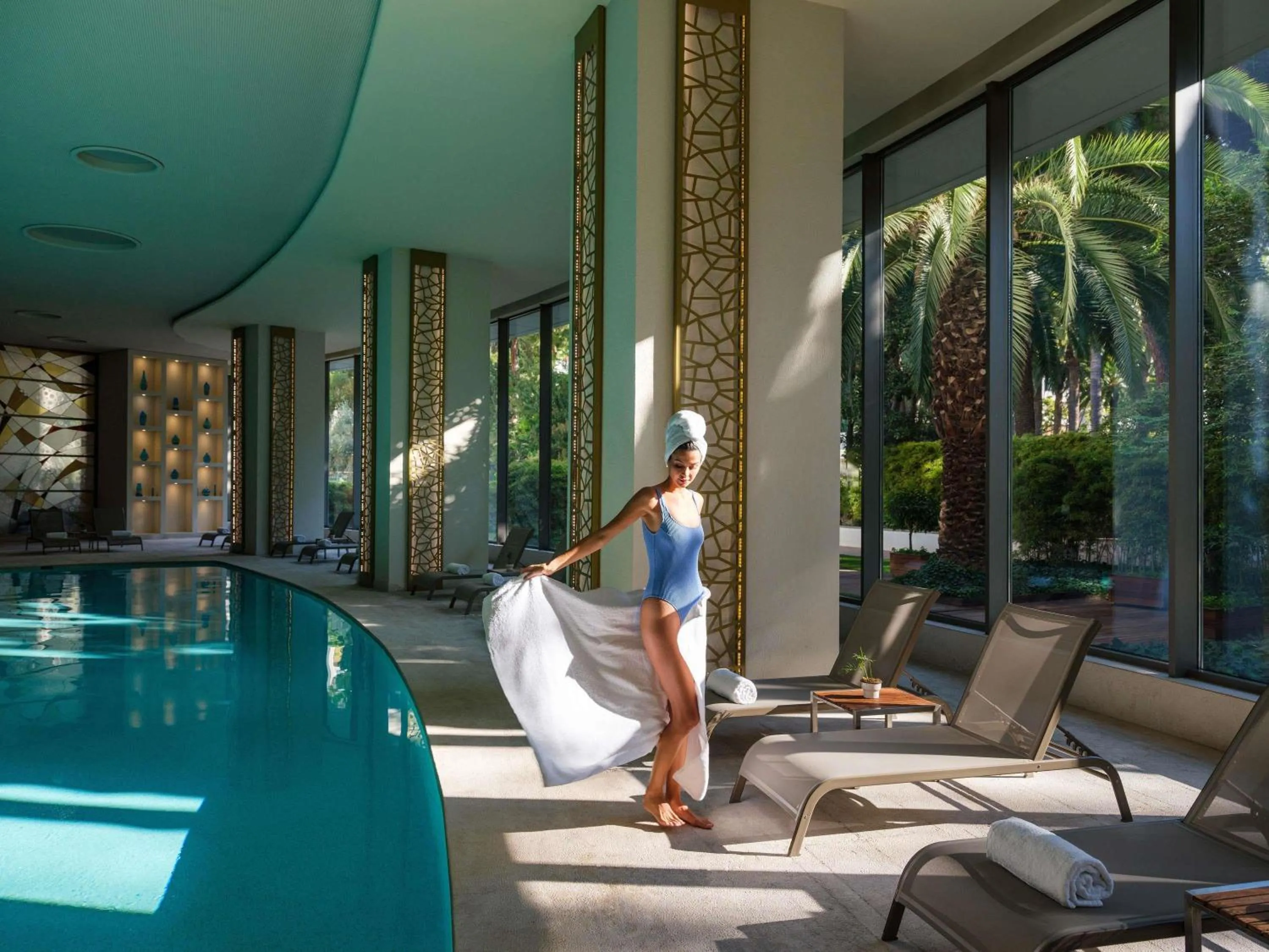 Pool view in Swissotel Buyuk Efes Izmir