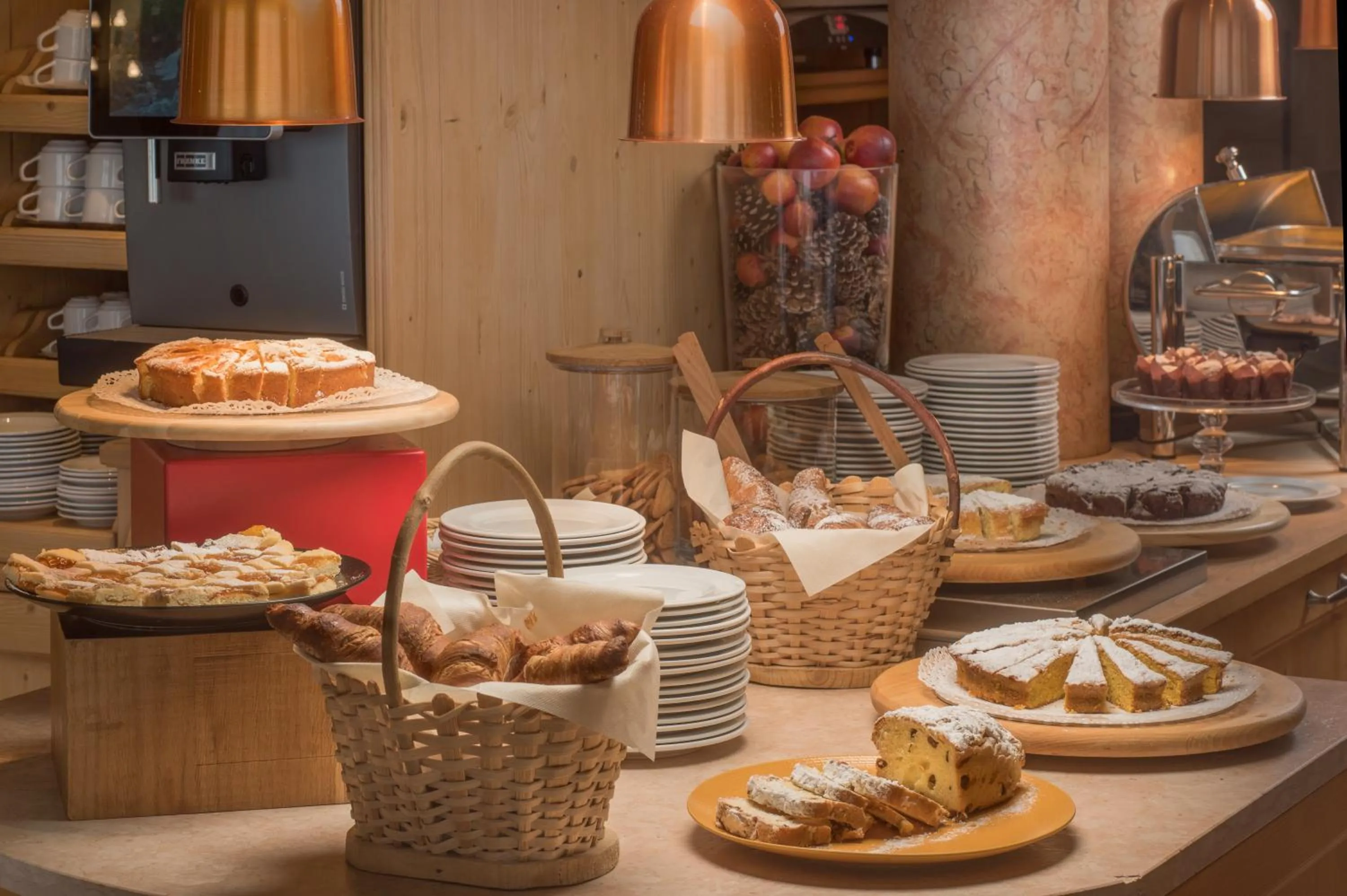 Buffet breakfast in Bellavista Relax Hotel