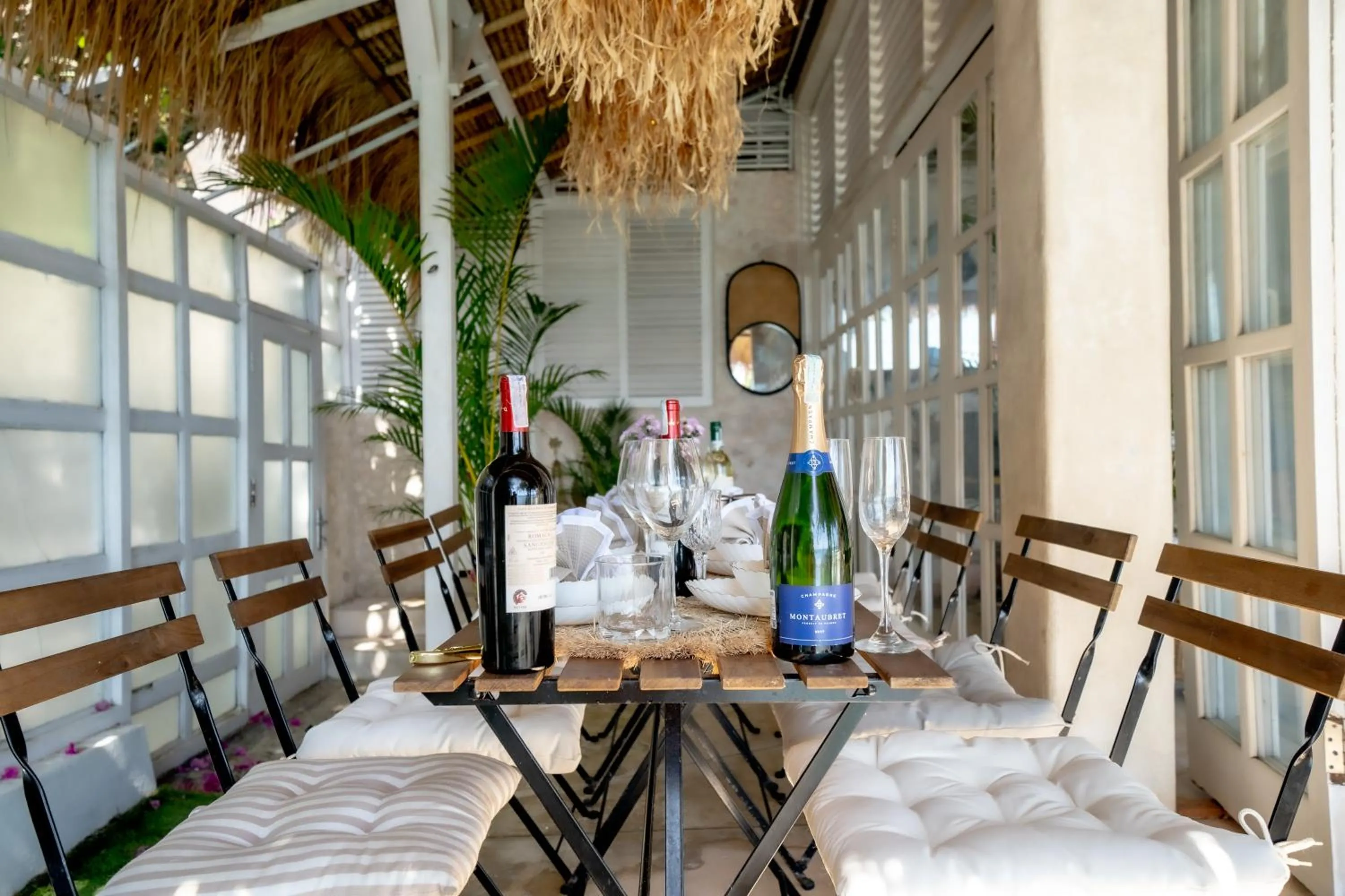 Dining area in Villa Deeksha