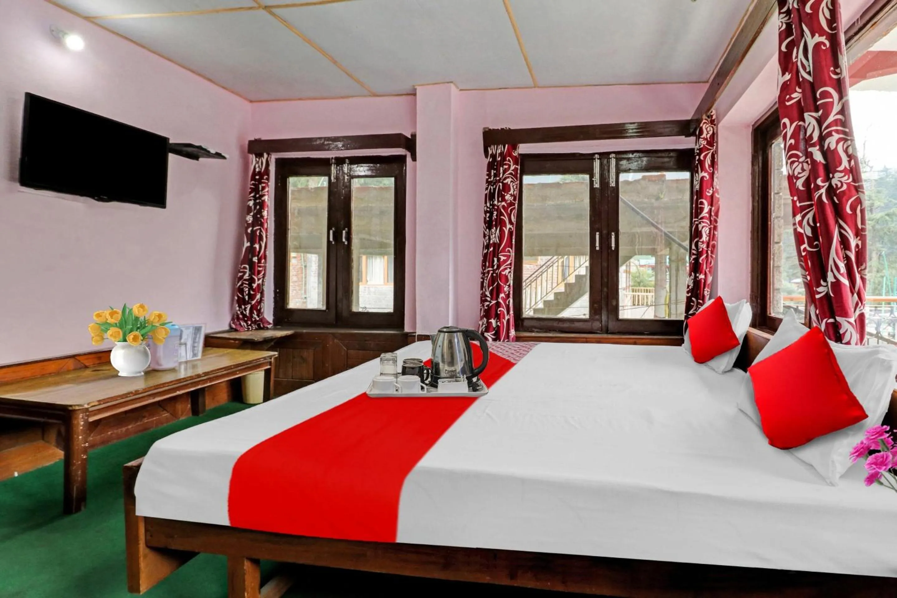 Bedroom, Bed in Hotel O Hema Holiday Home