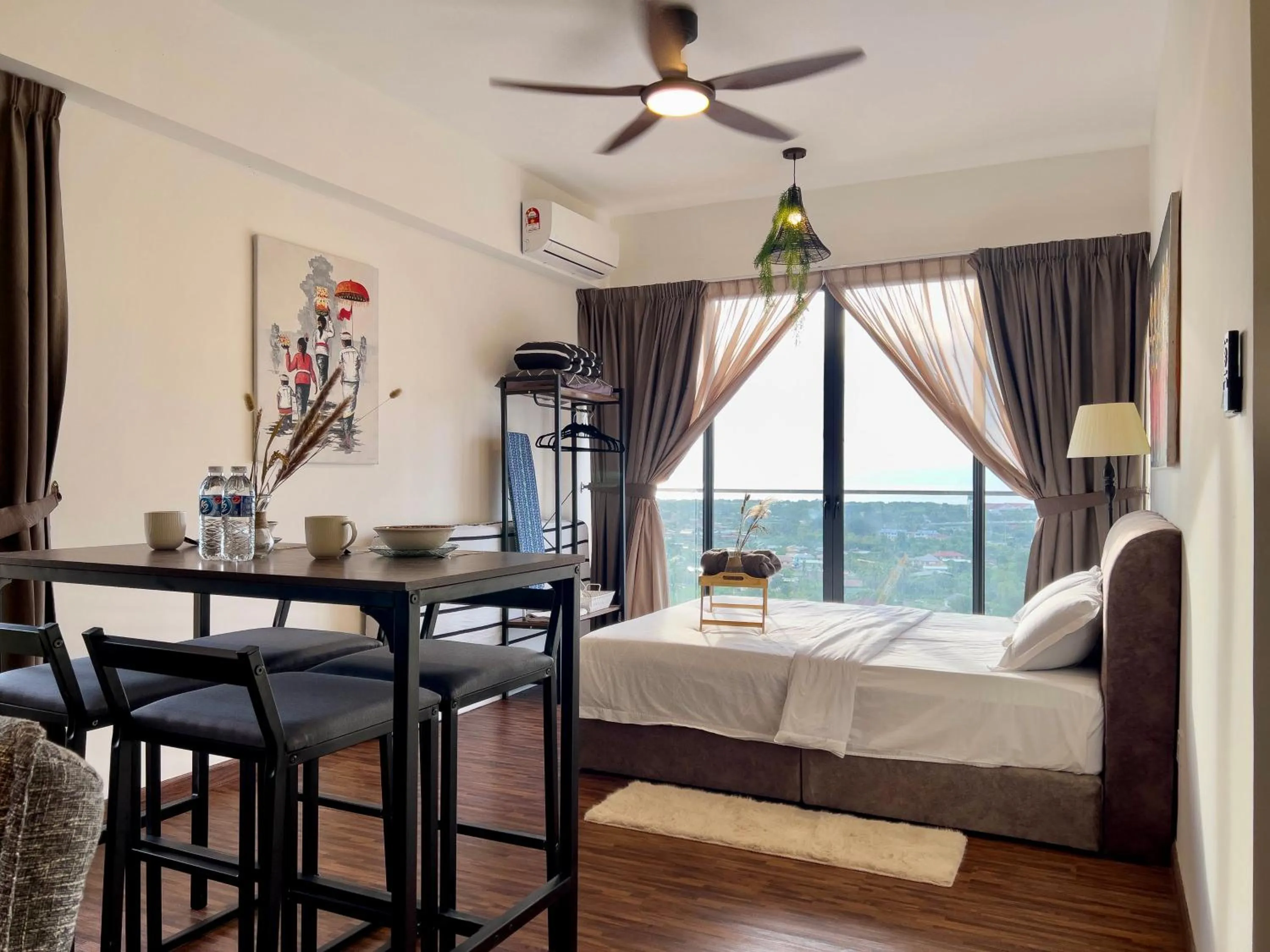 Bed in Hush Inn at K Avenue Kota Kinabalu