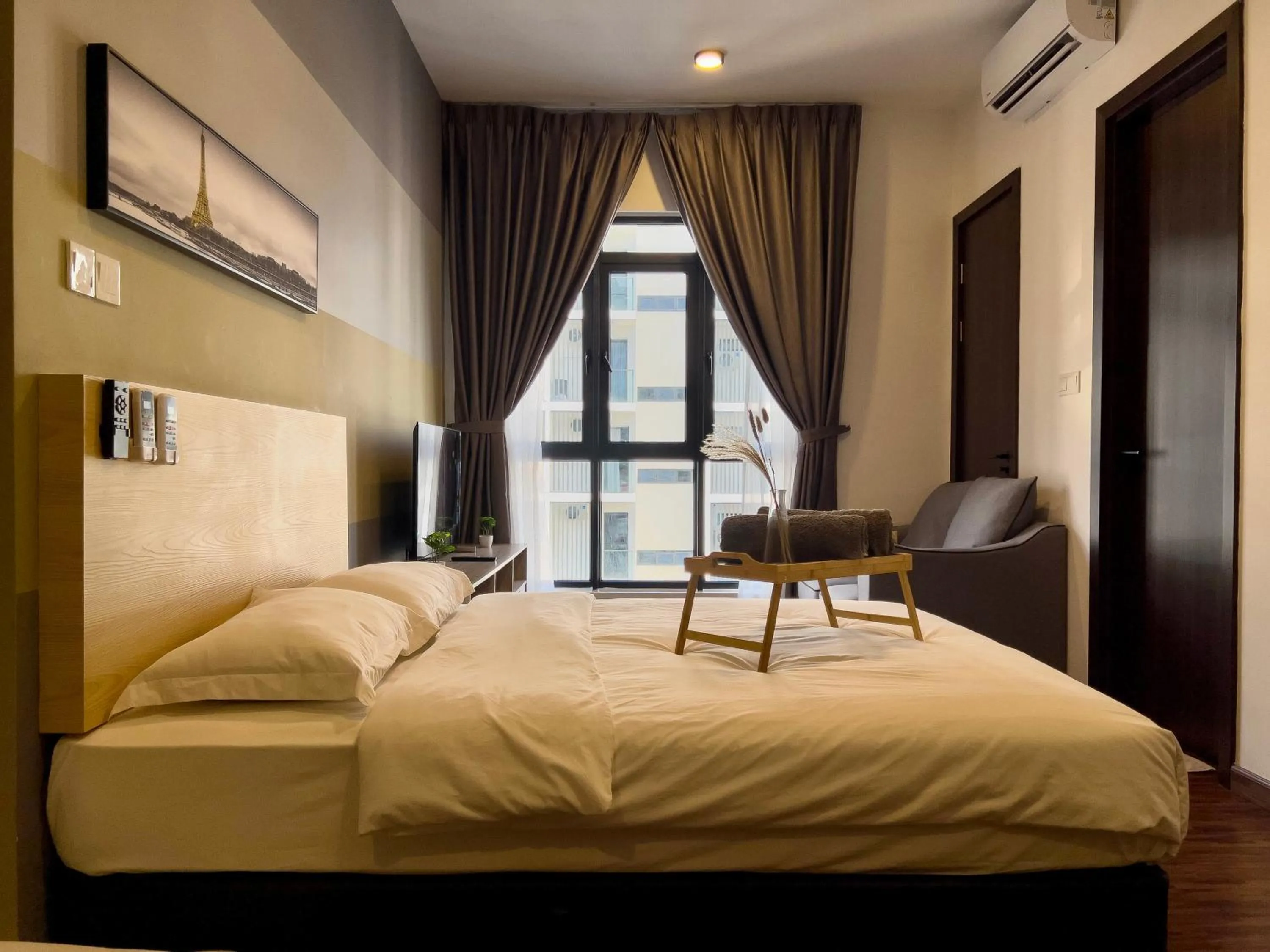 Bed in Hush Inn at K Avenue Kota Kinabalu