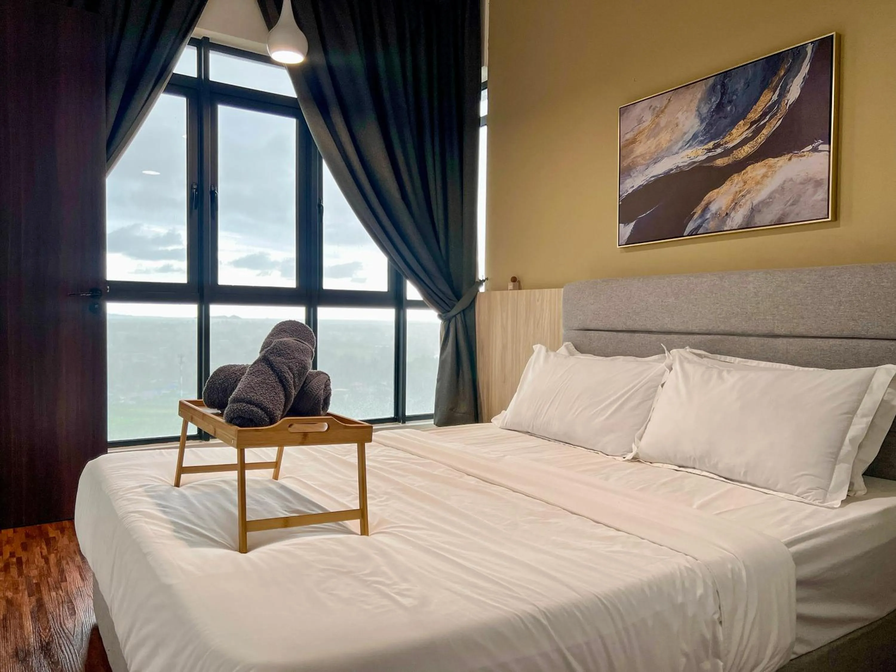 Bed in Hush Inn at K Avenue Kota Kinabalu