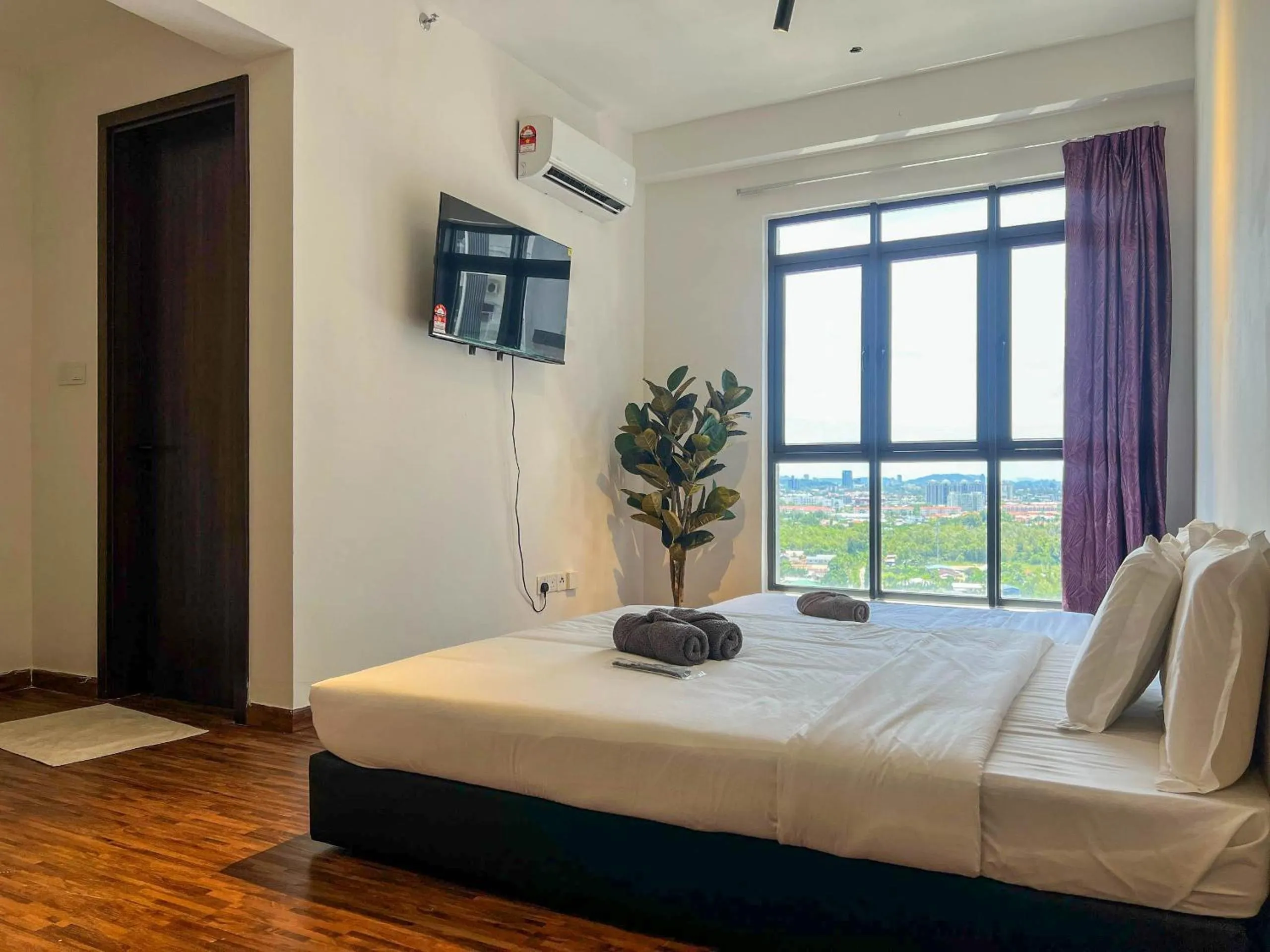 Bed in Hush Inn at K Avenue Kota Kinabalu