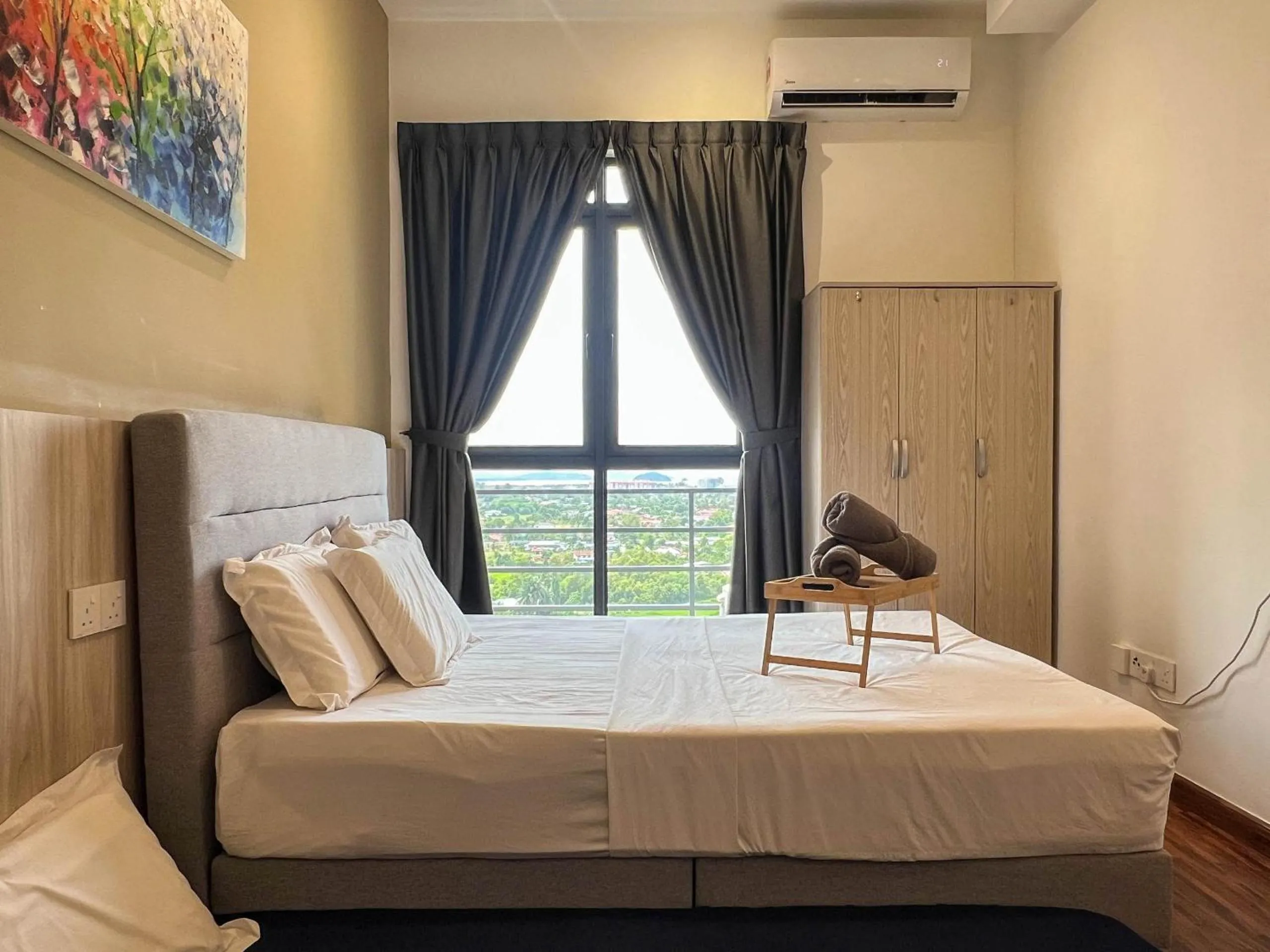 Bed in Hush Inn at K Avenue Kota Kinabalu