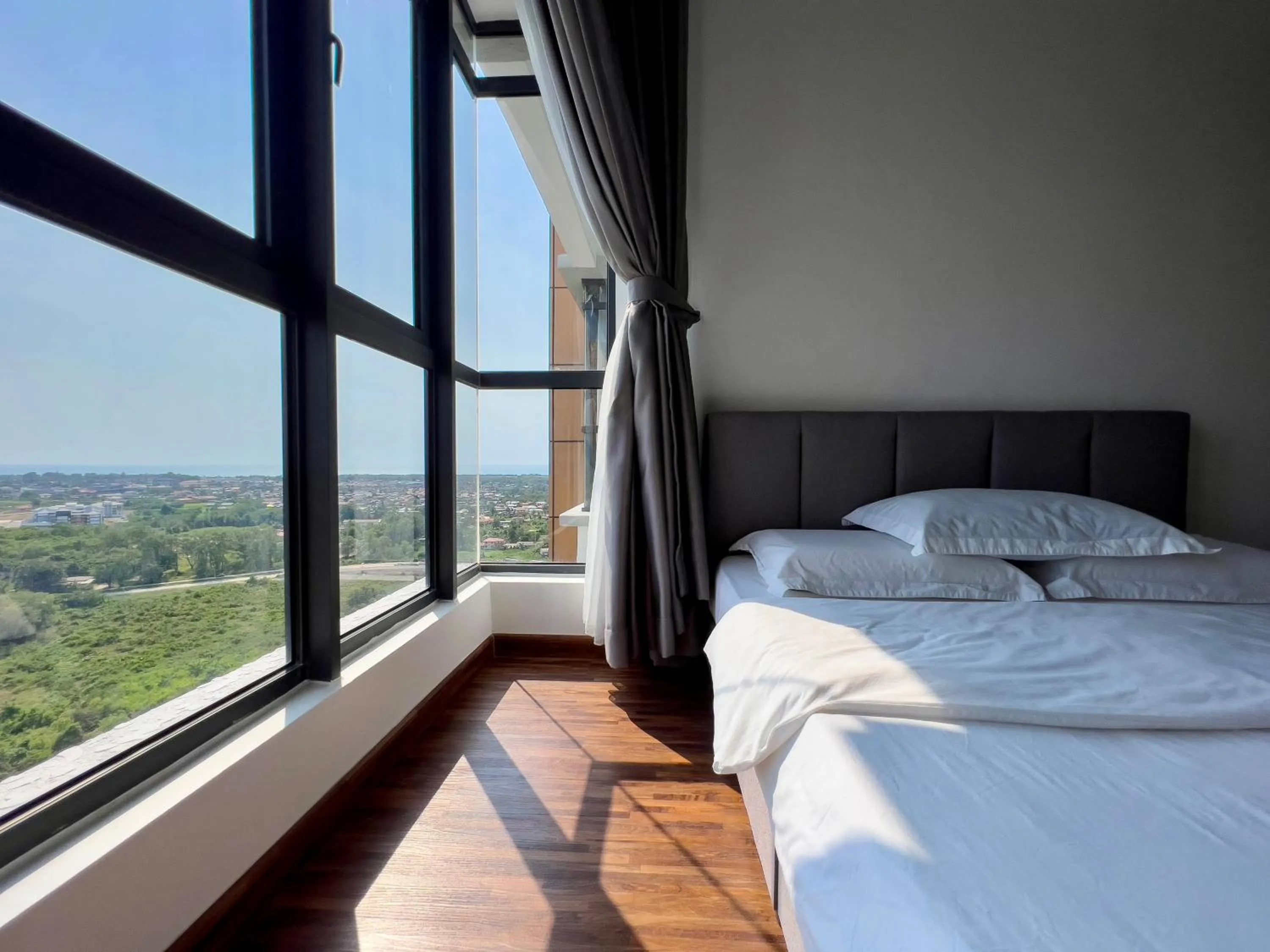 Bed in Hush Inn at K Avenue Kota Kinabalu