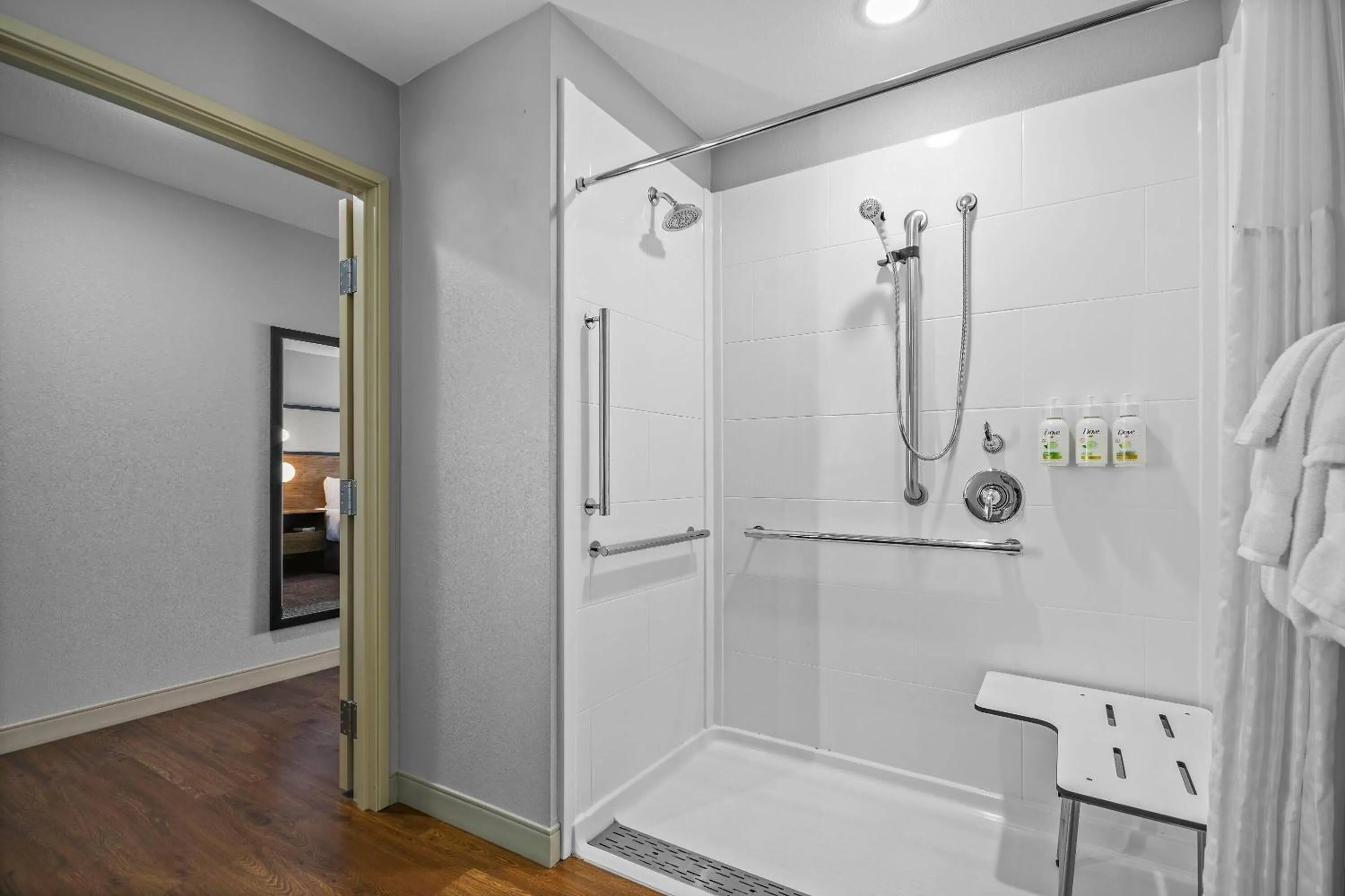 Shower in AmericInn by Wyndham International Falls