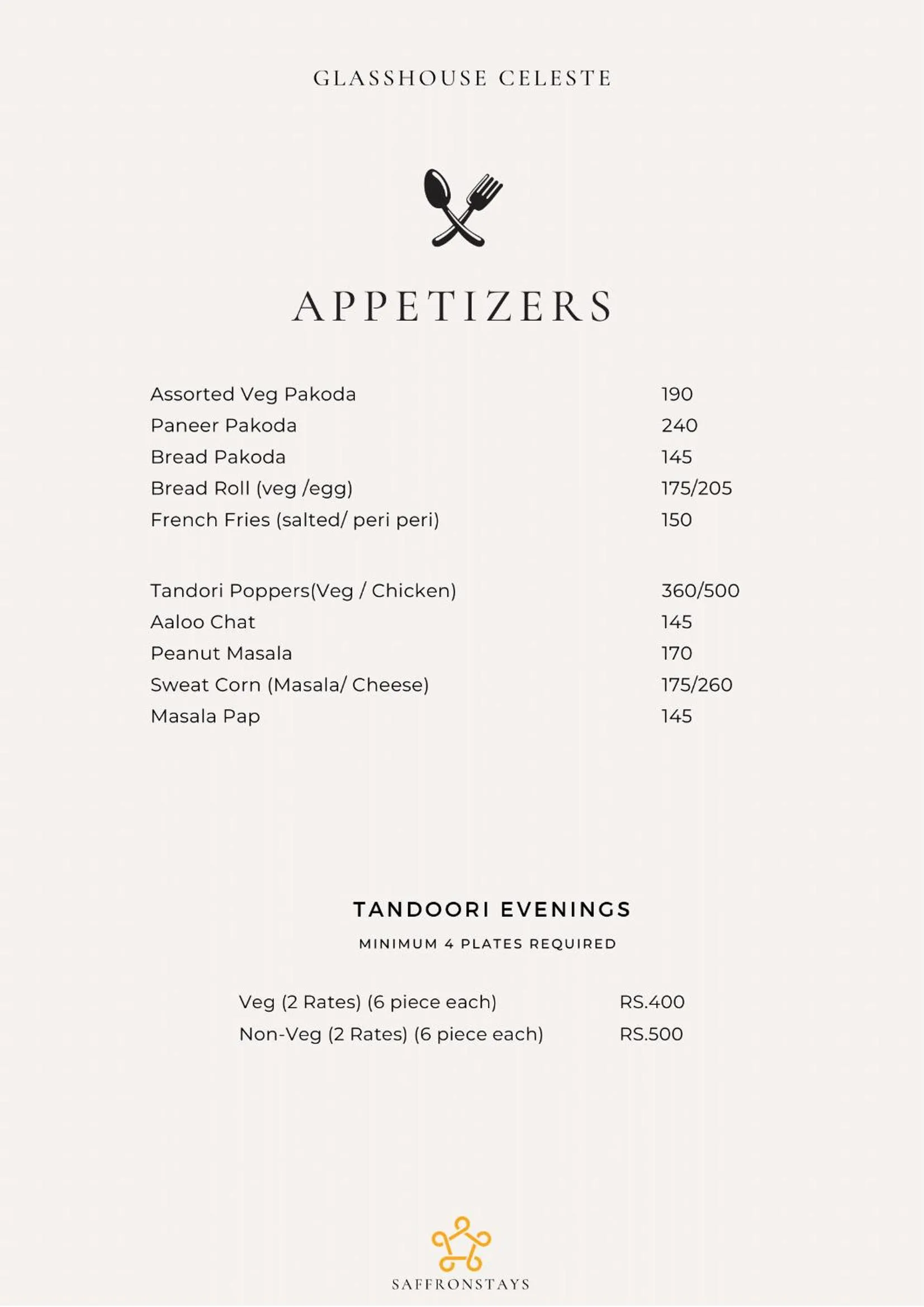 Food in SaffronStays Glasshouse Celeste, Ranikhet - luxurious glass villa with breathtaking views