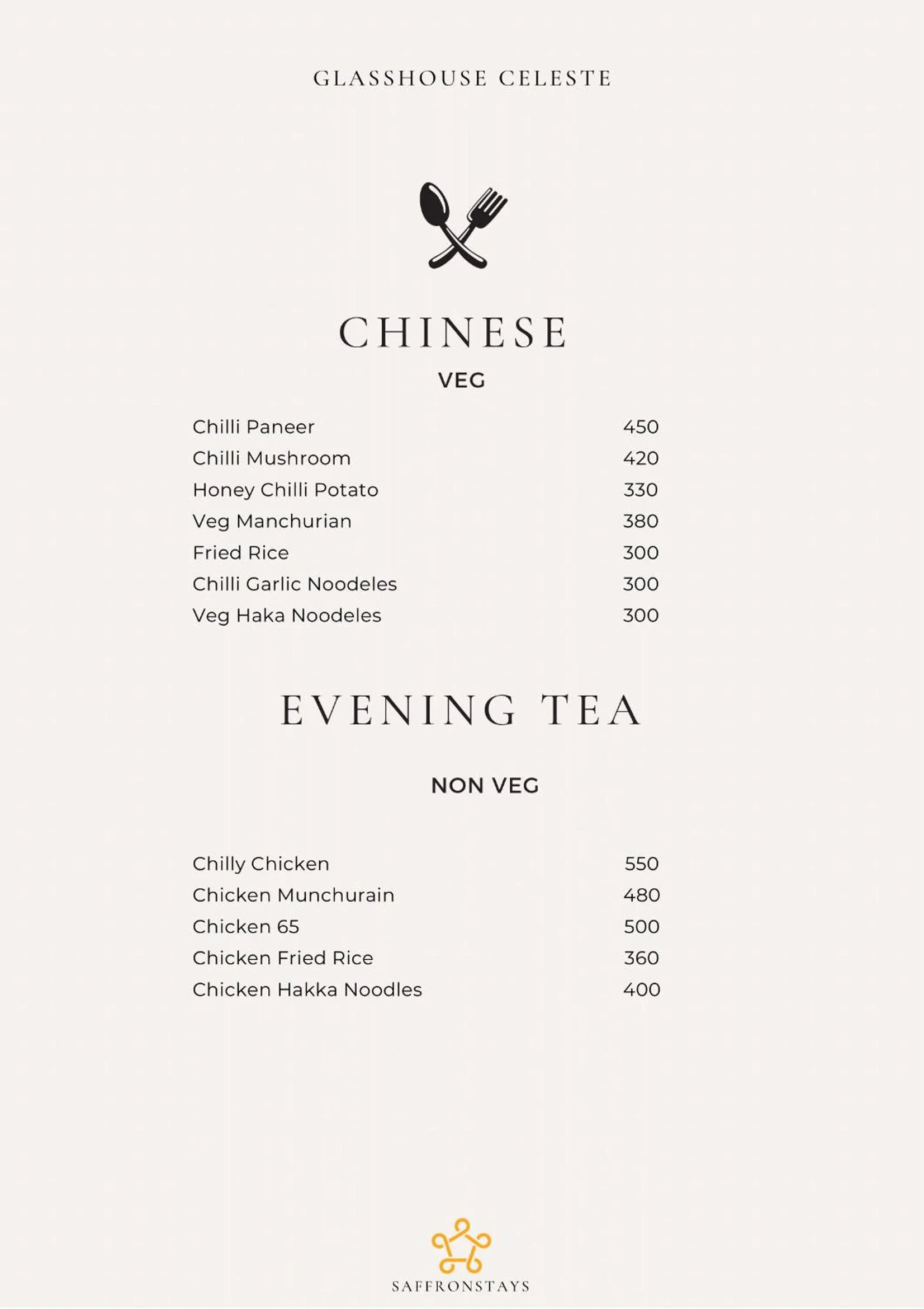 Food in SaffronStays Glasshouse Celeste, Ranikhet - luxurious glass villa with breathtaking views