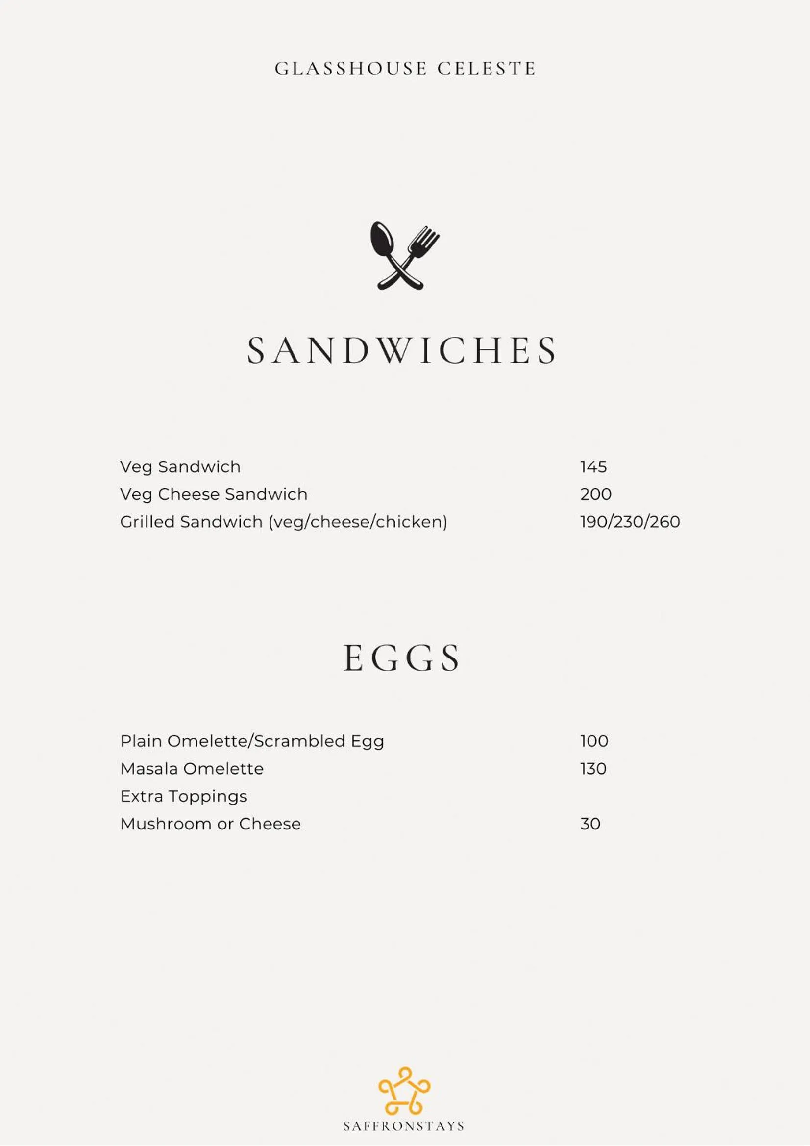 Food in SaffronStays Glasshouse Celeste, Ranikhet - luxurious glass villa with breathtaking views