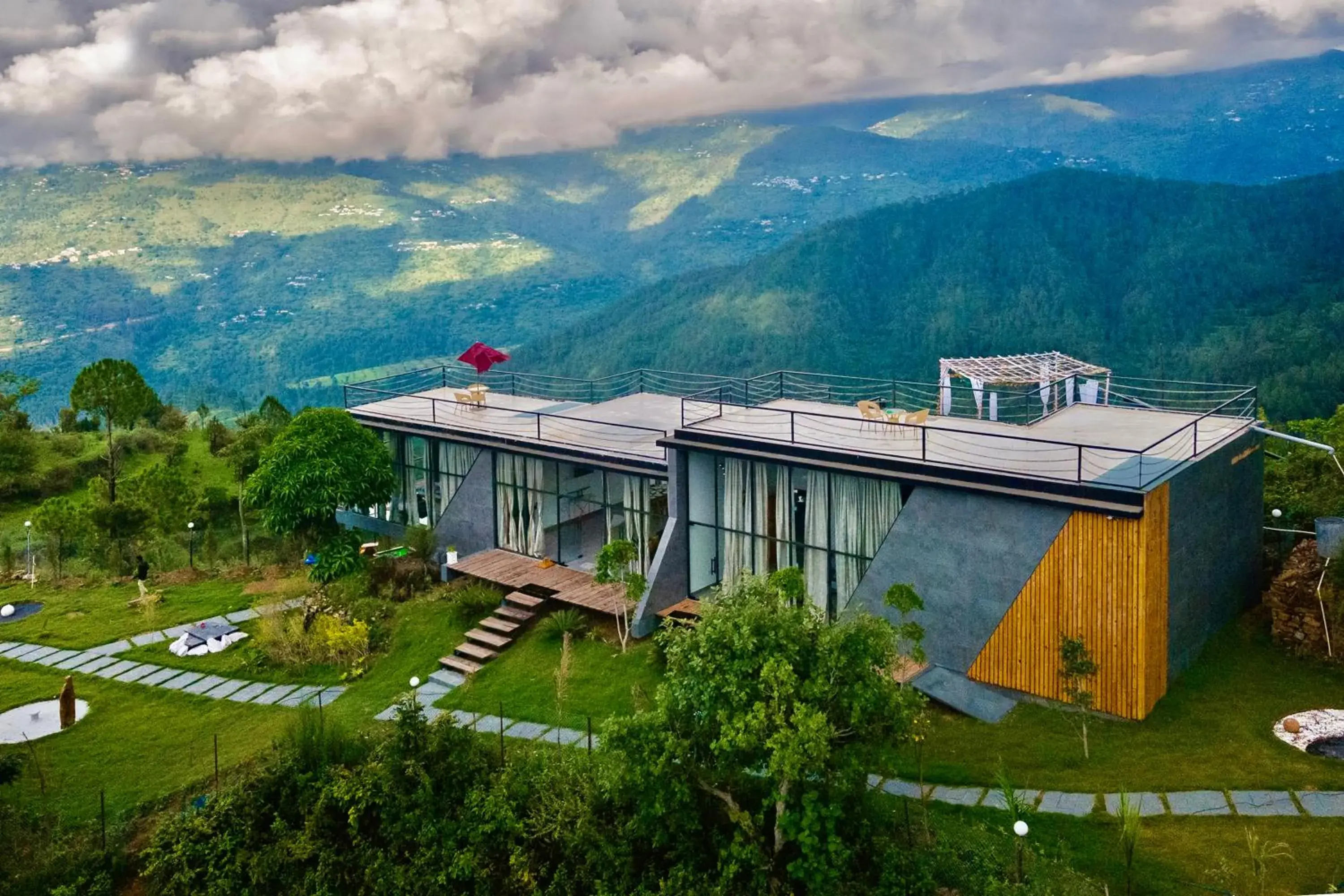 SaffronStays Glasshouse Celeste, Ranikhet - luxurious glass villa with breathtaking views SaffronStays Glasshouse Celeste, Ranikhet - luxurious glass villa with breathtaking views