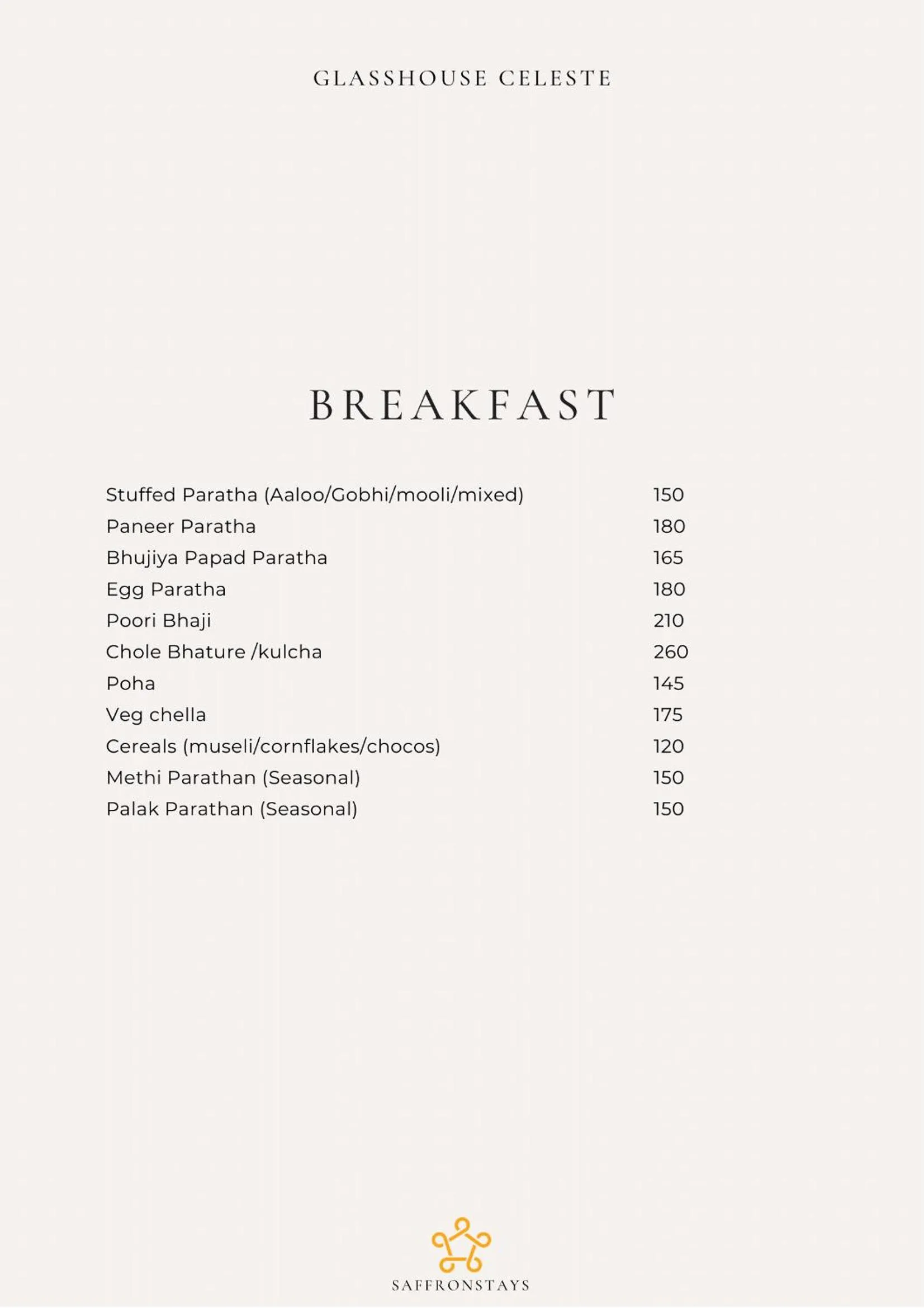 Food in SaffronStays Glasshouse Celeste, Ranikhet - luxurious glass villa with breathtaking views