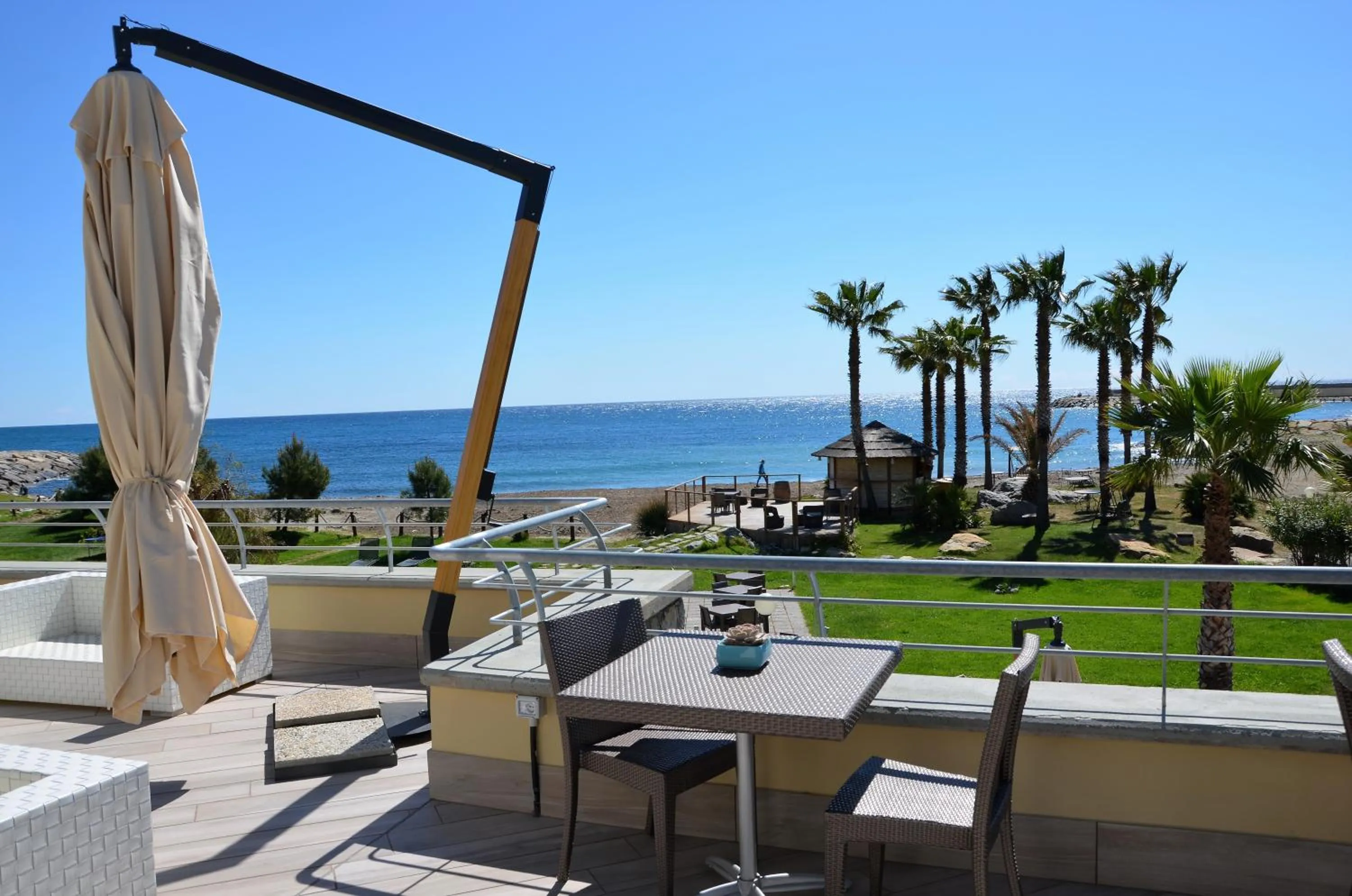 Patio in Aregai Marina Hotel & Residence