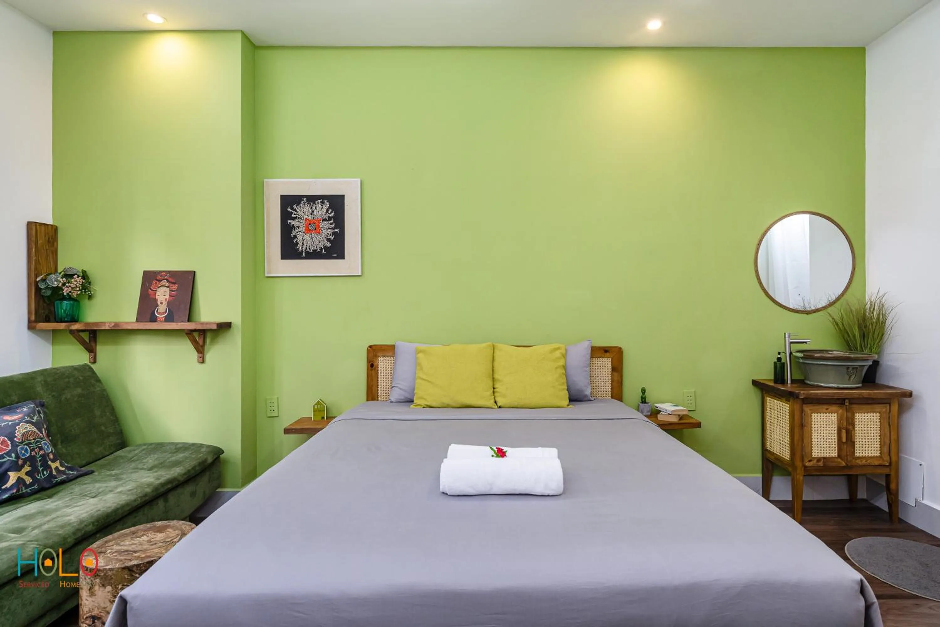 Bed in HoLo Central Saigon - Serviced HomeStay
