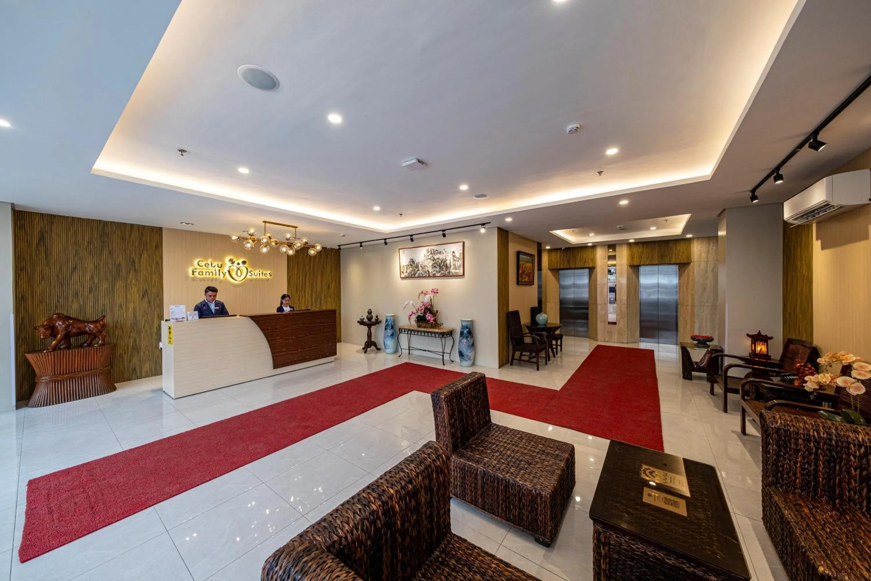 Lobby or reception in Cebu Family Suites powered by Cocotel