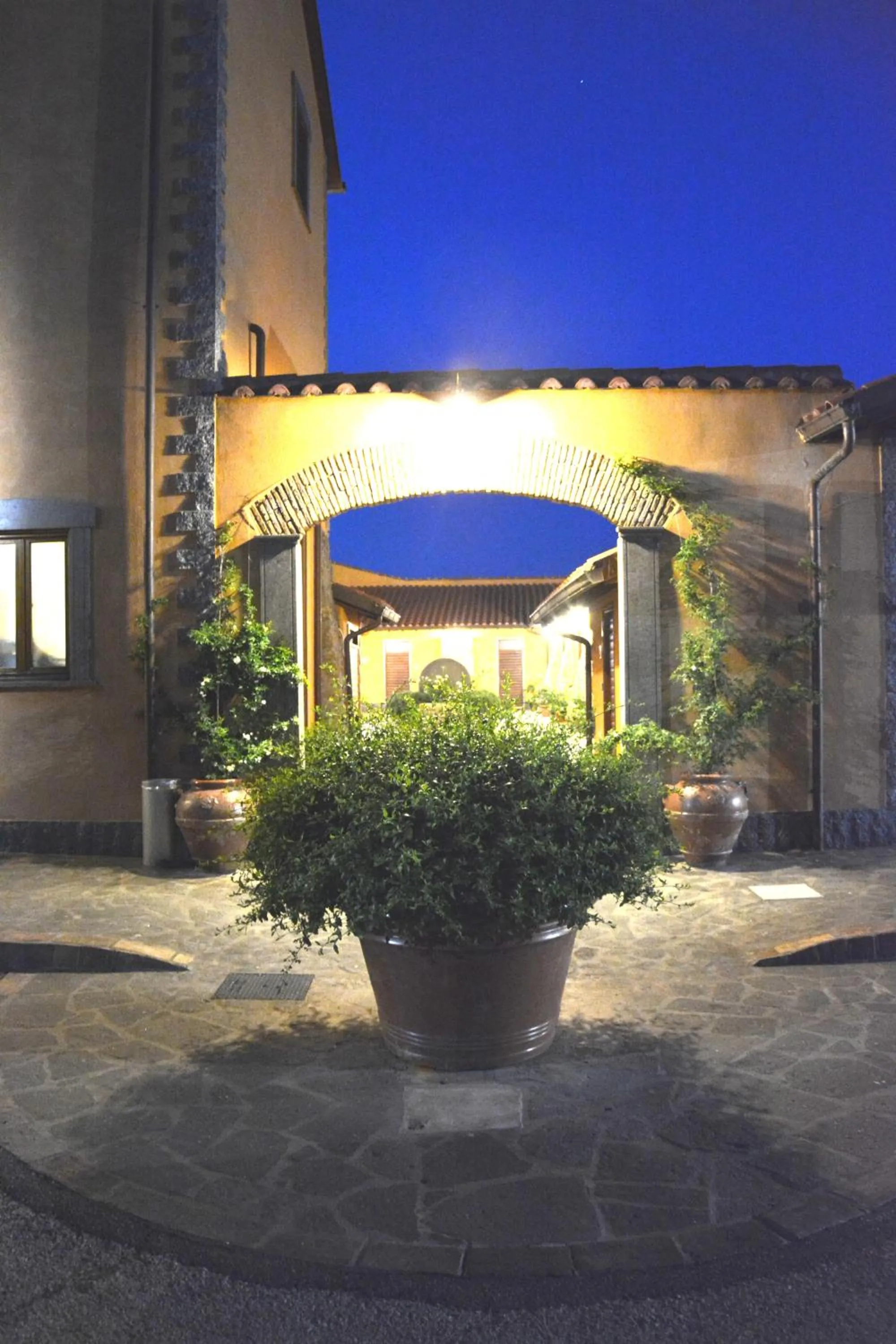 Decorative detail in Casale Certosa