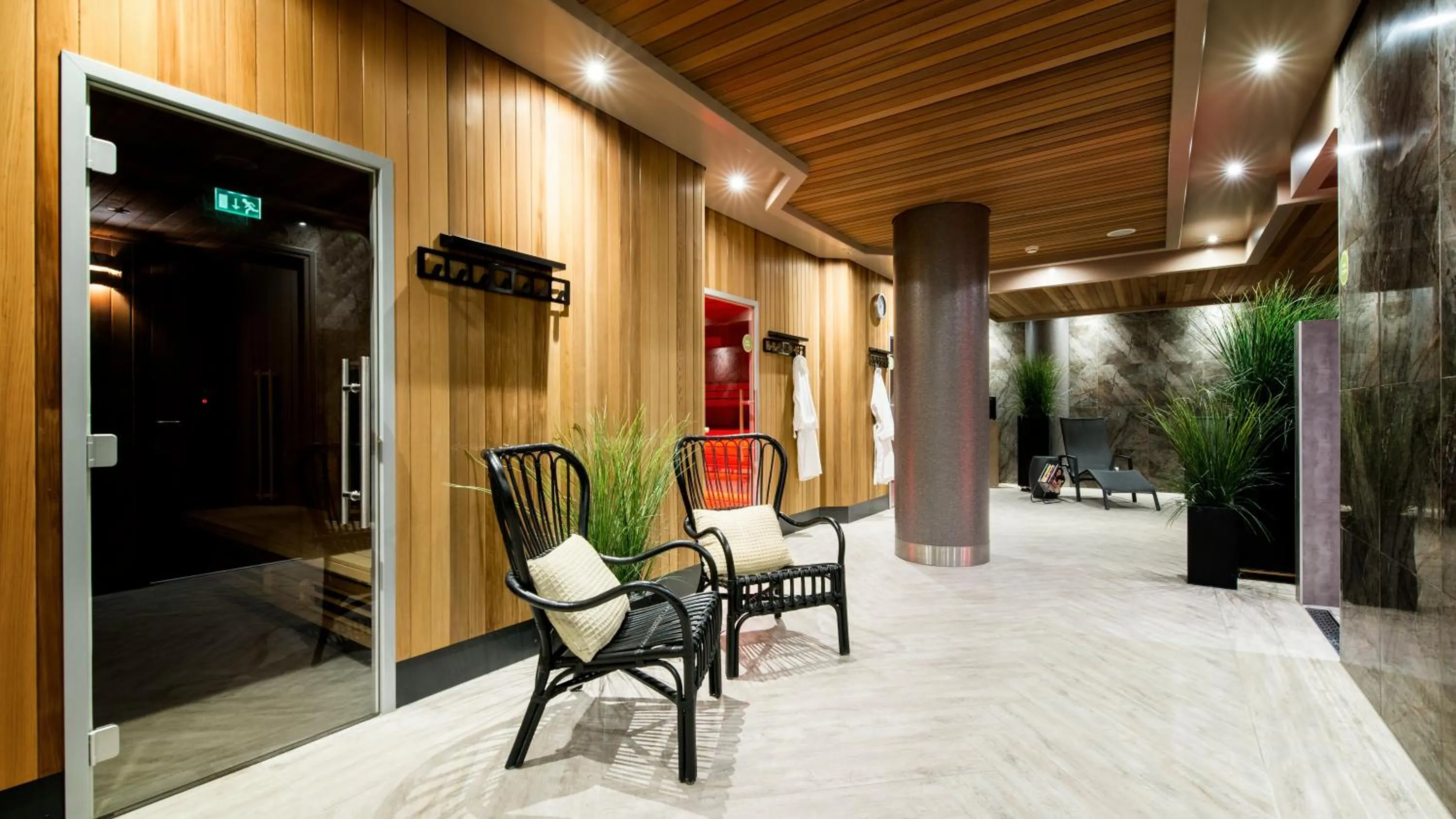 Sauna in Strandhotel Golfzang