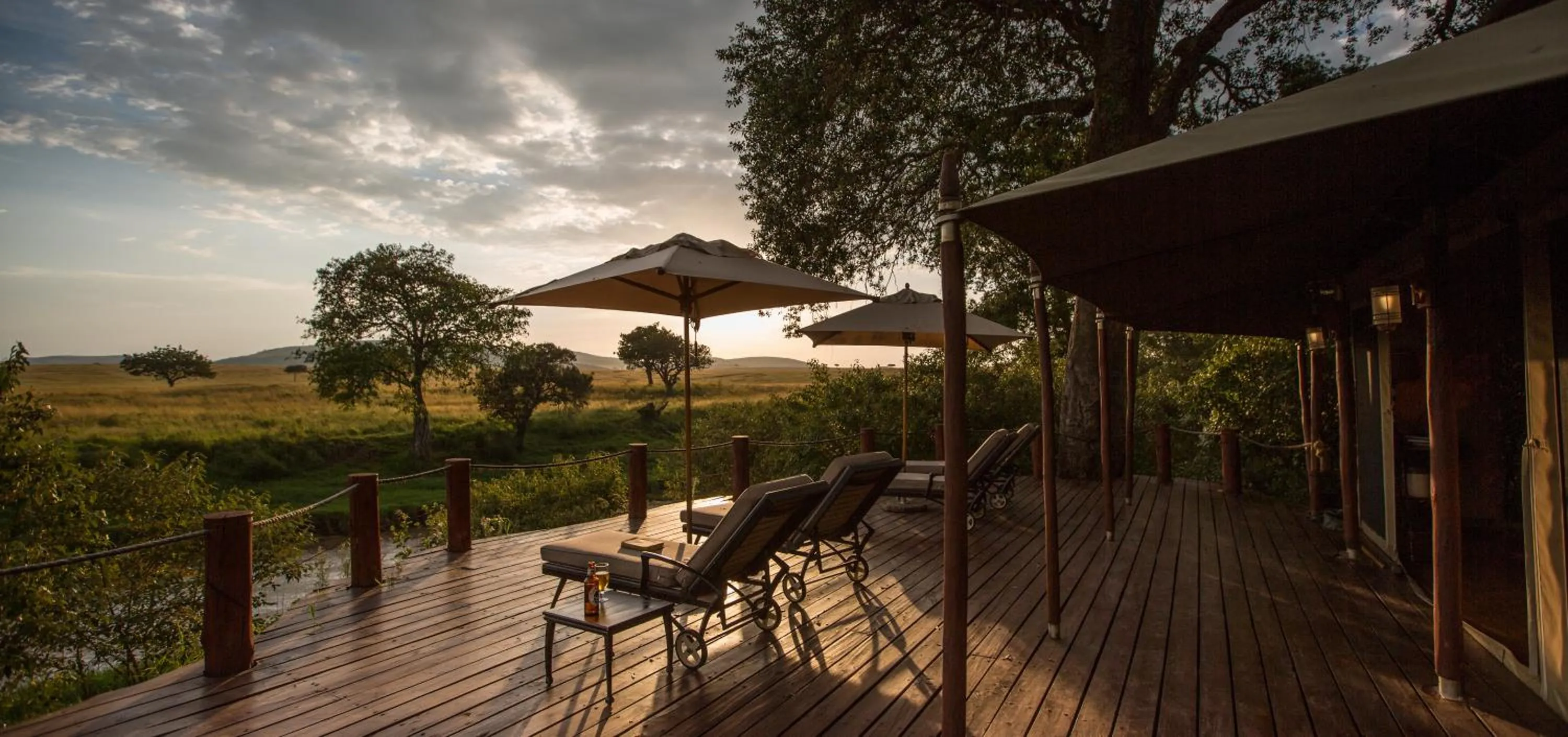 Patio in Elewana Sand River Mara