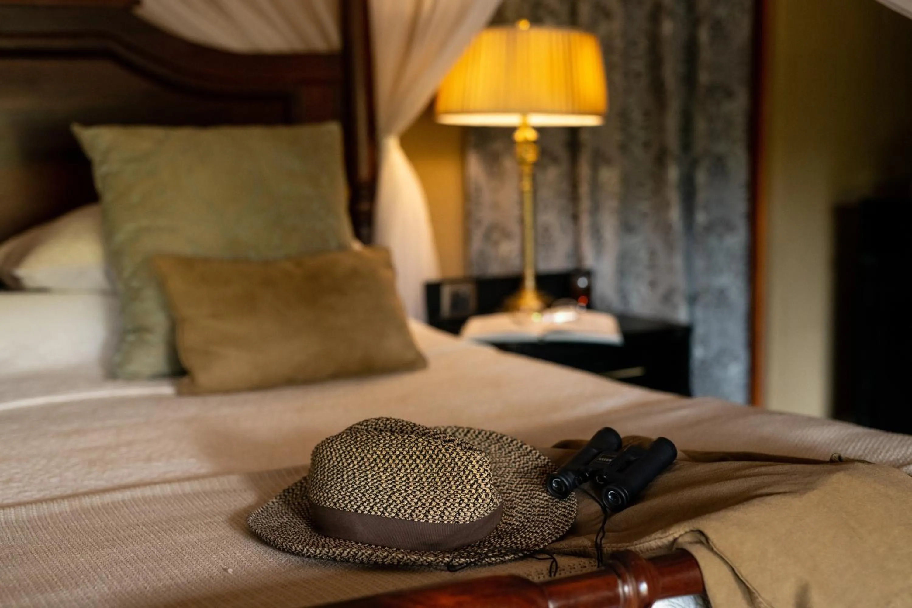 Bed in Elewana Sand River Mara