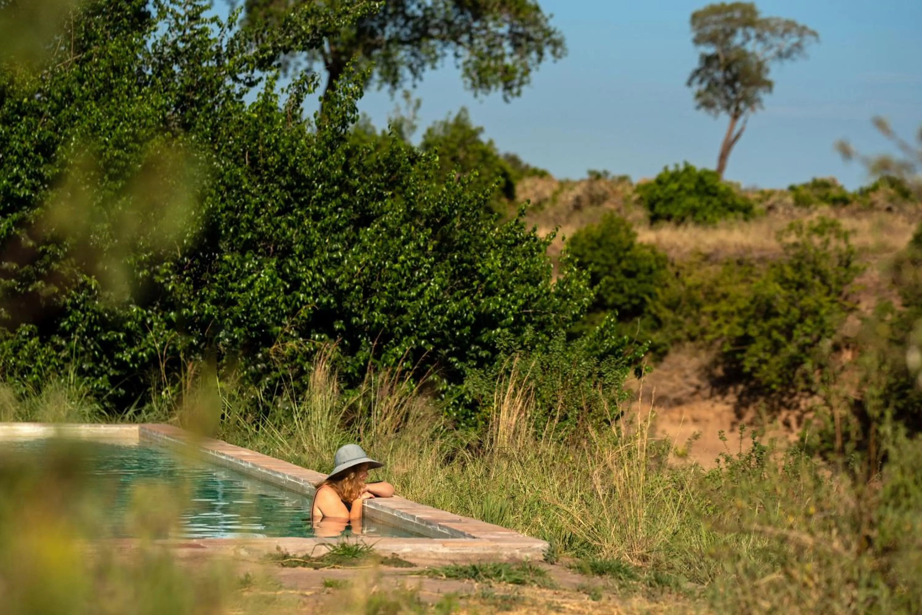 People in Elewana Sand River Mara