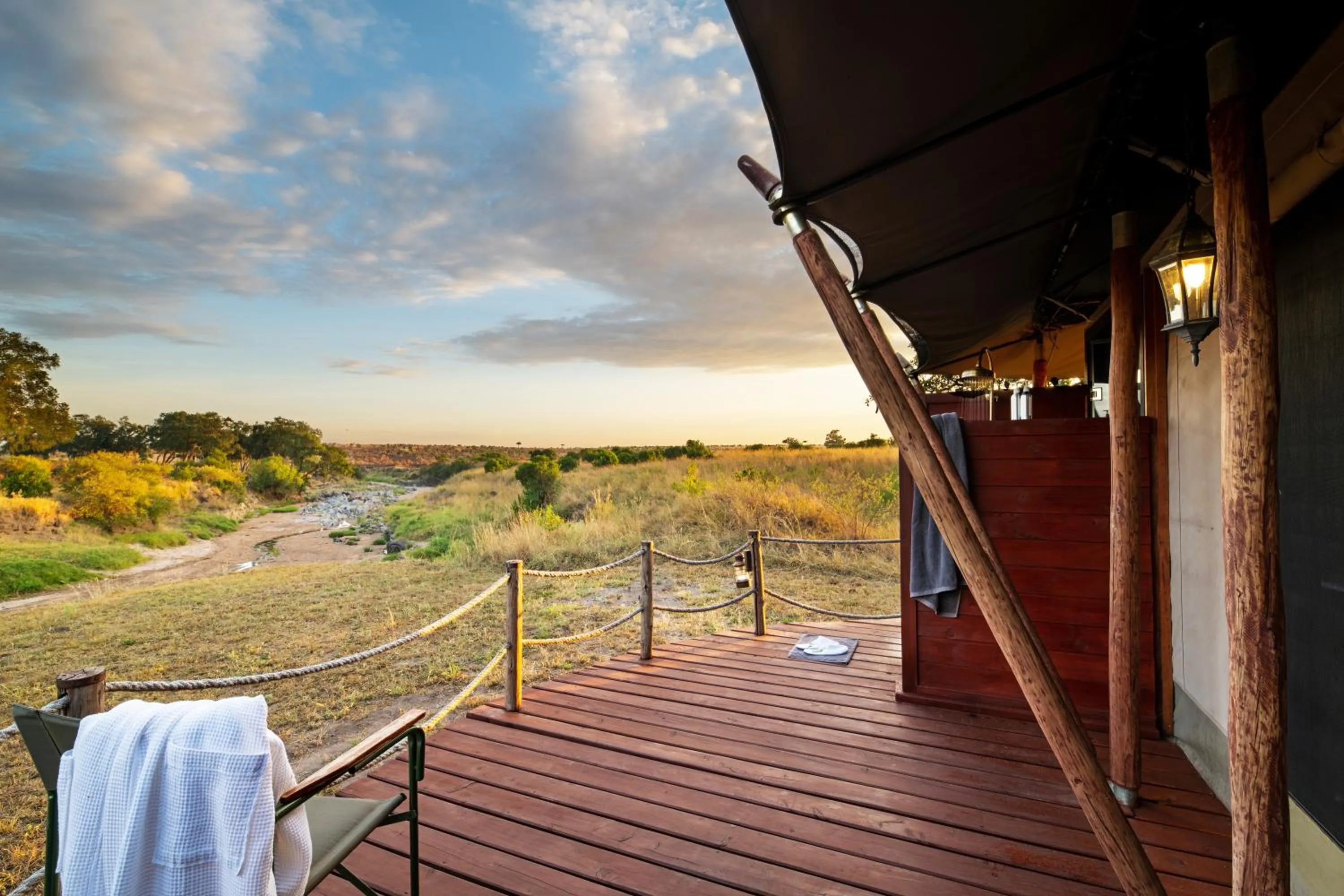 Balcony/Terrace in Elewana Sand River Mara
