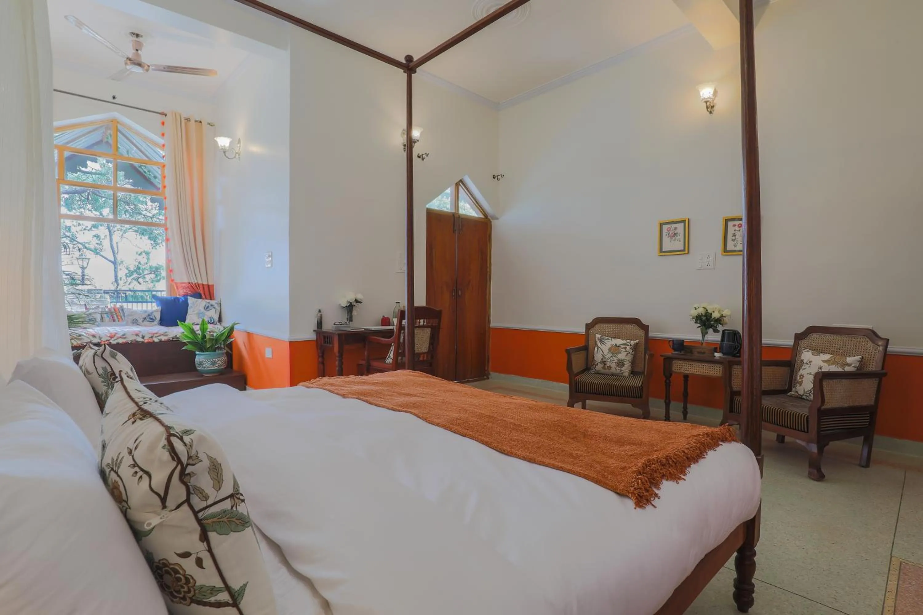 Bedroom, Bed in Seclude Nahan, Bantony Cottage