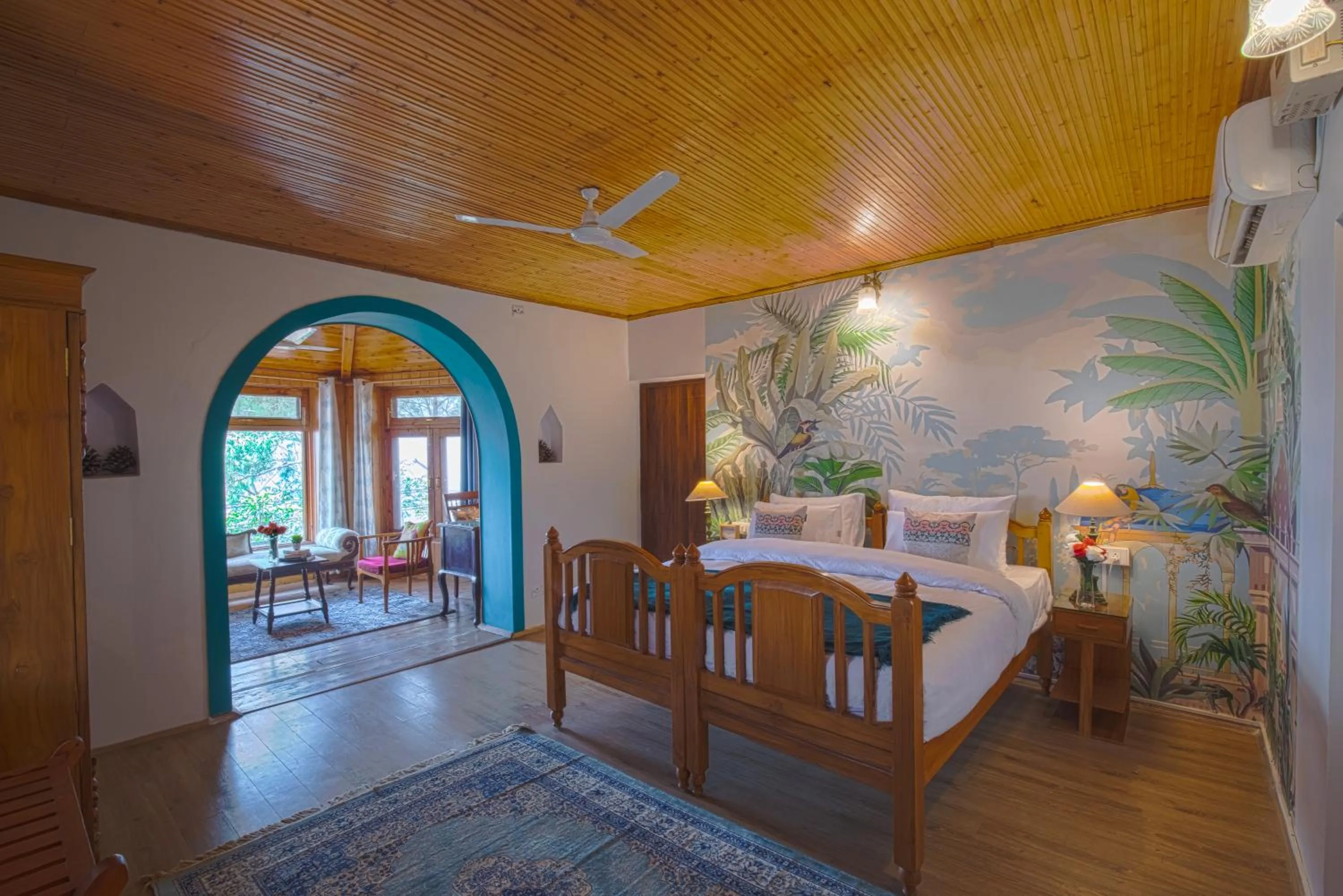 Bedroom, Bed in Seclude Nahan, Bantony Cottage