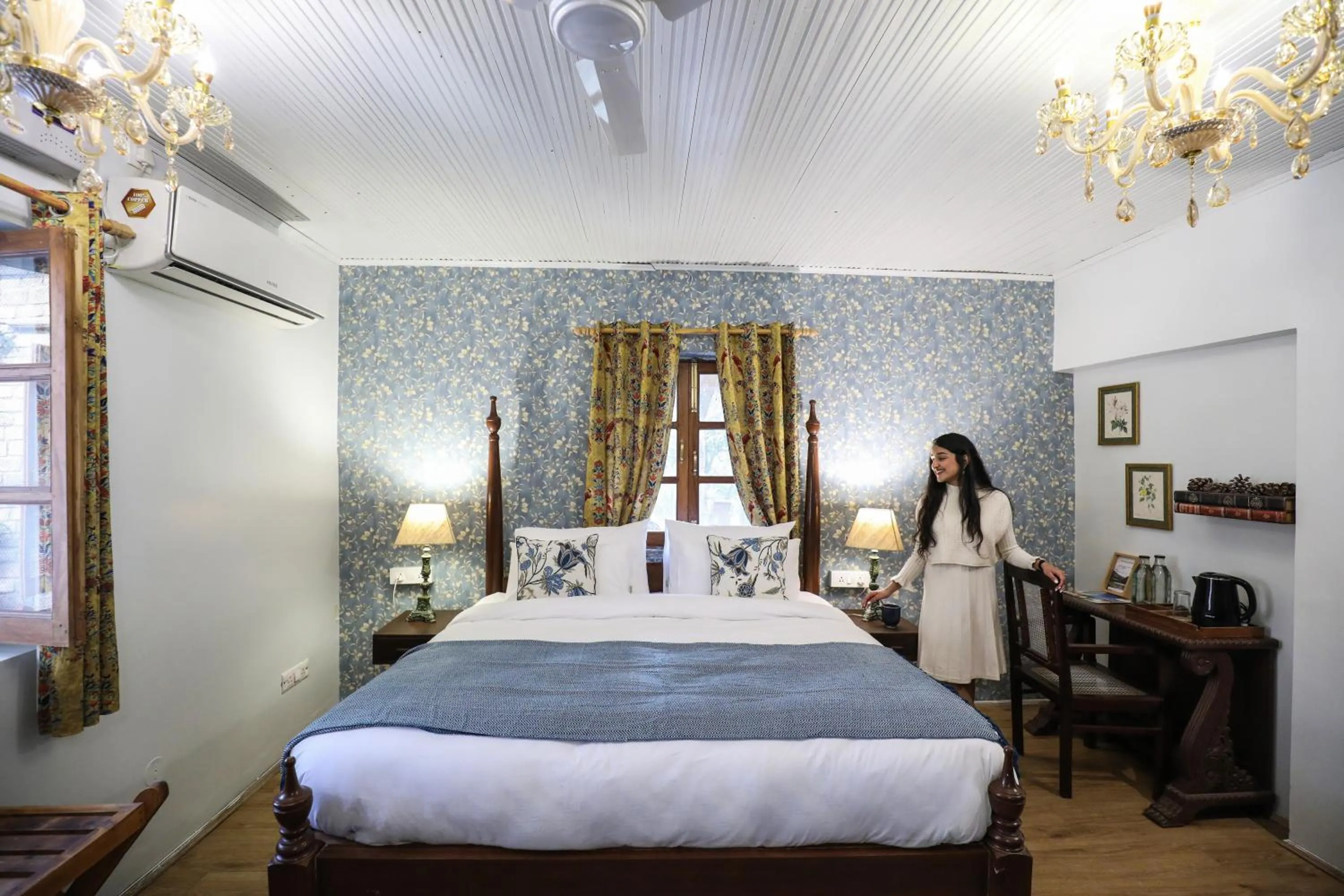 Bedroom, Bed in Seclude Nahan, Bantony Cottage