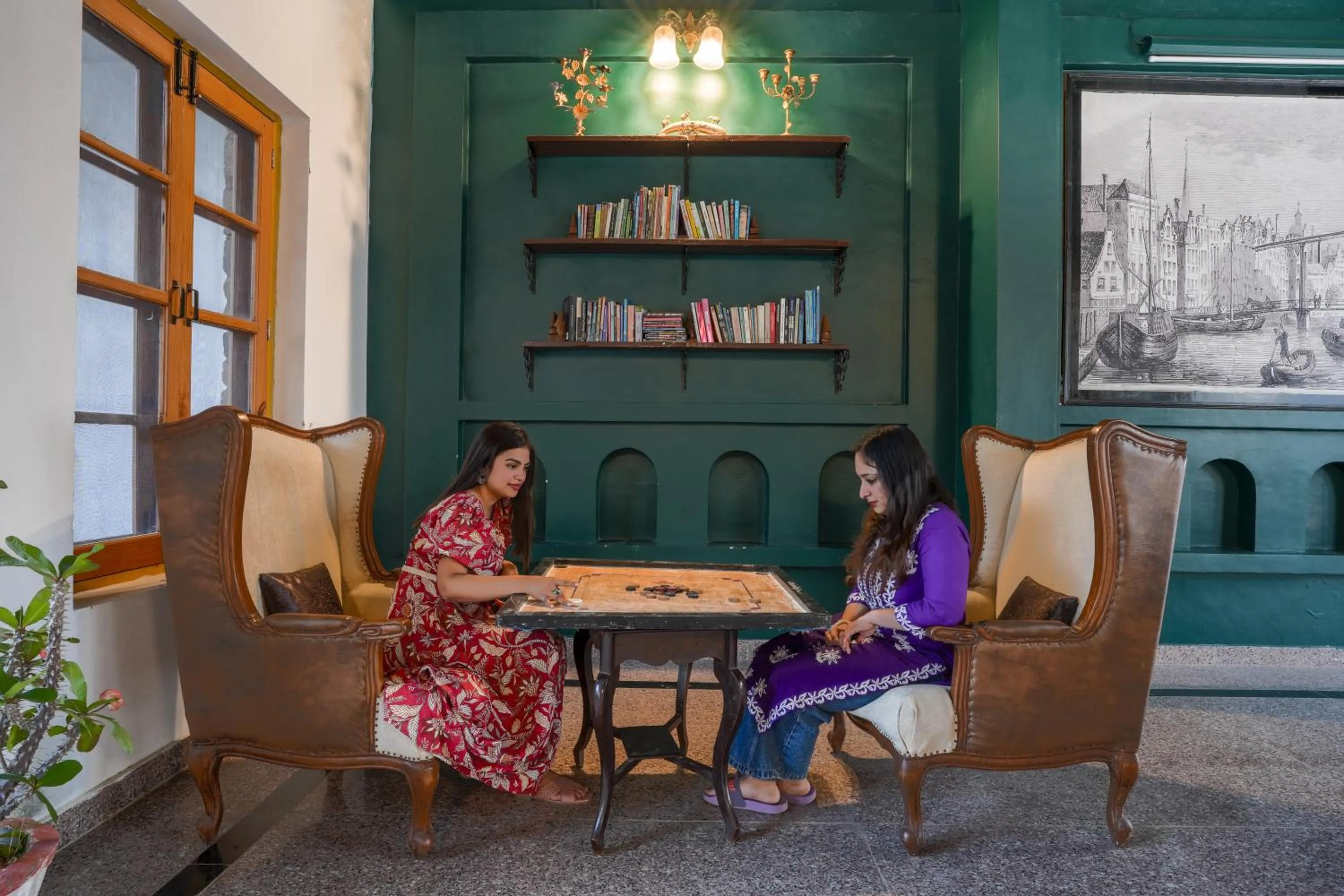 Library in Seclude Nahan, Bantony Cottage