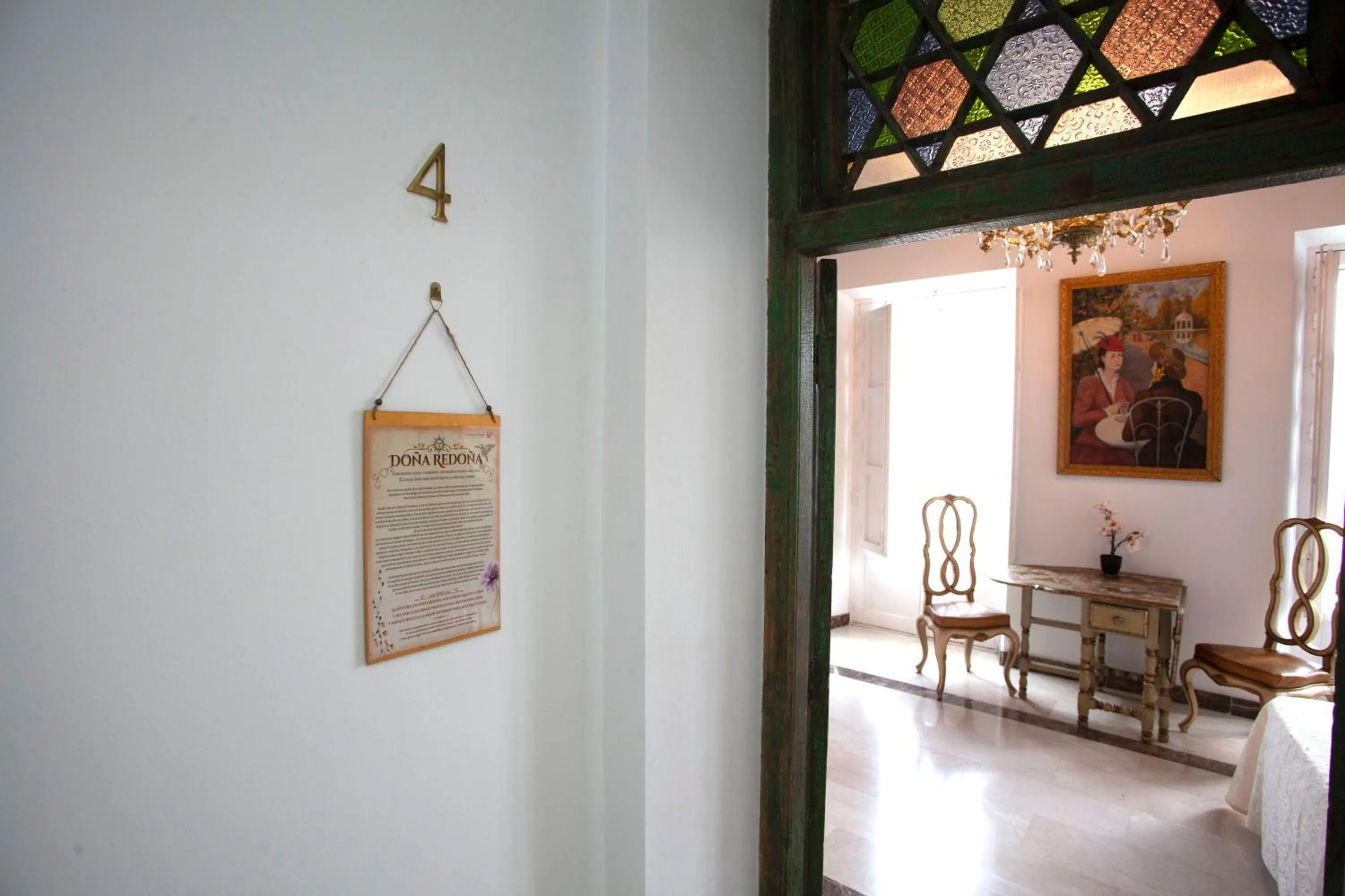 Bedroom in El Palacete de Cuevas