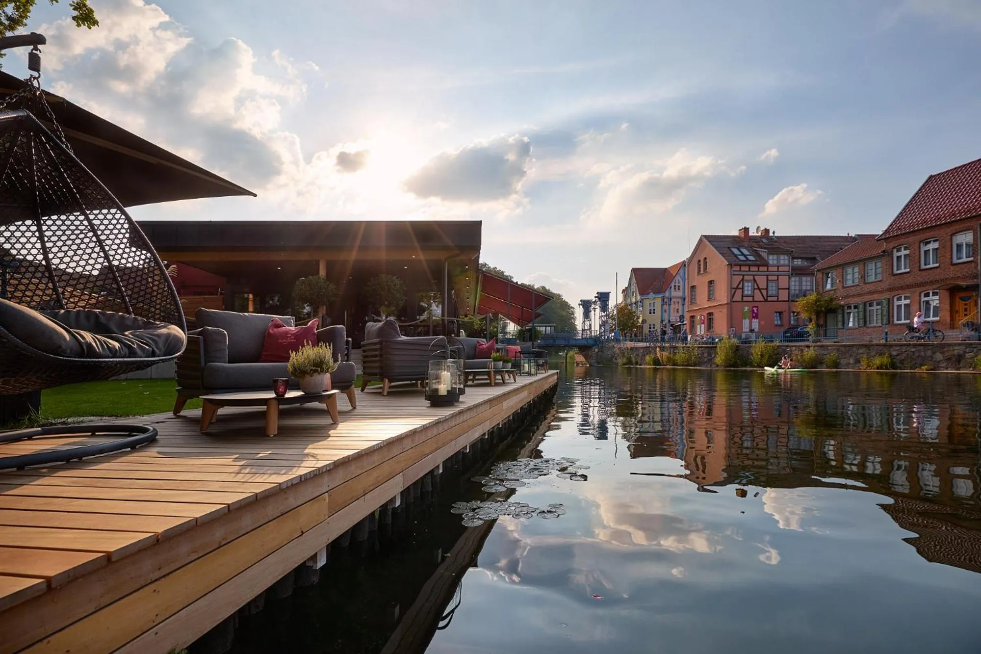 Balcony/Terrace in Hotel & Restaurant Fackelgarten Plau am See